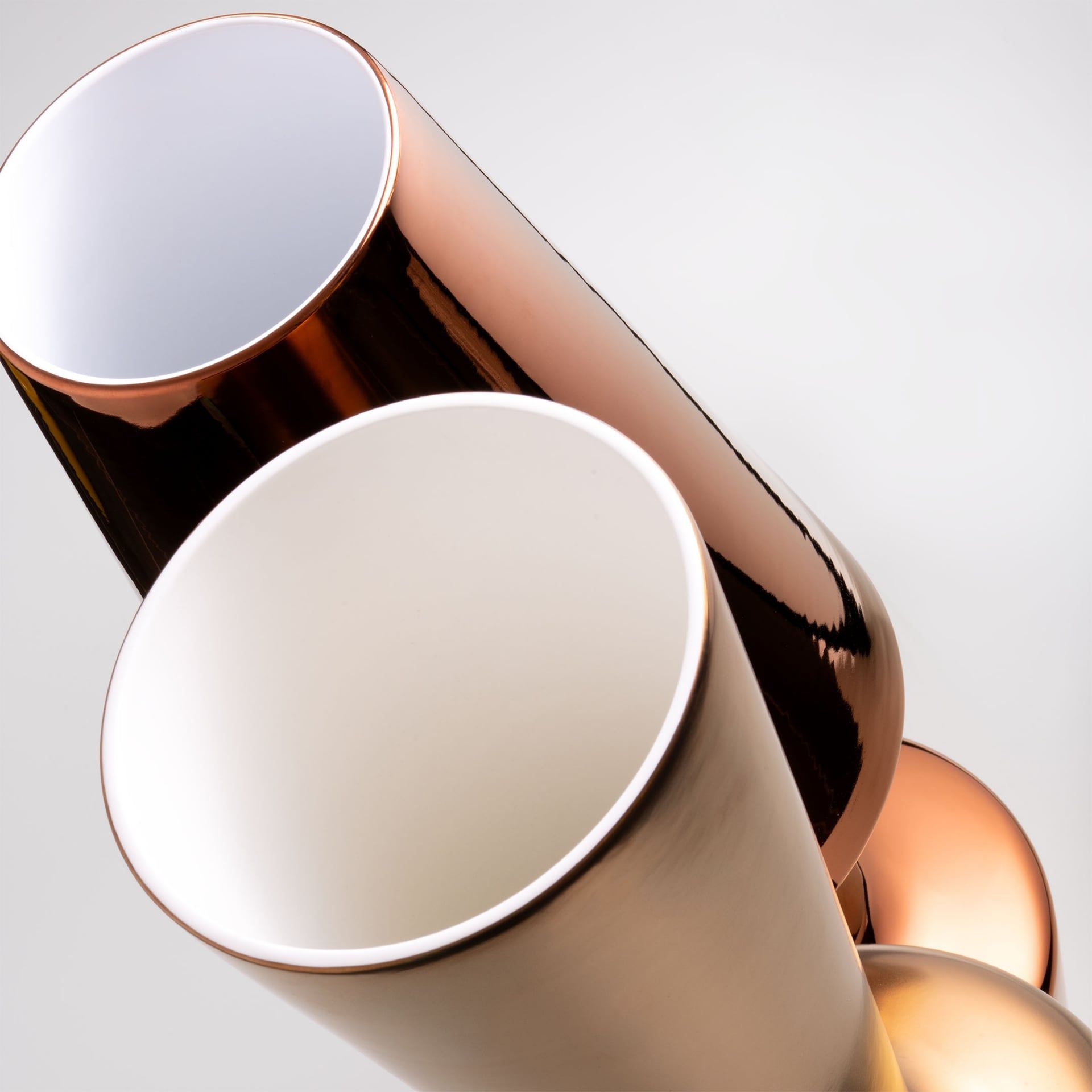 BOSA Vaso Paire Oro Antico Opaco (Francesca Bosa) 19 CM - H 58 CM 1700/16/84