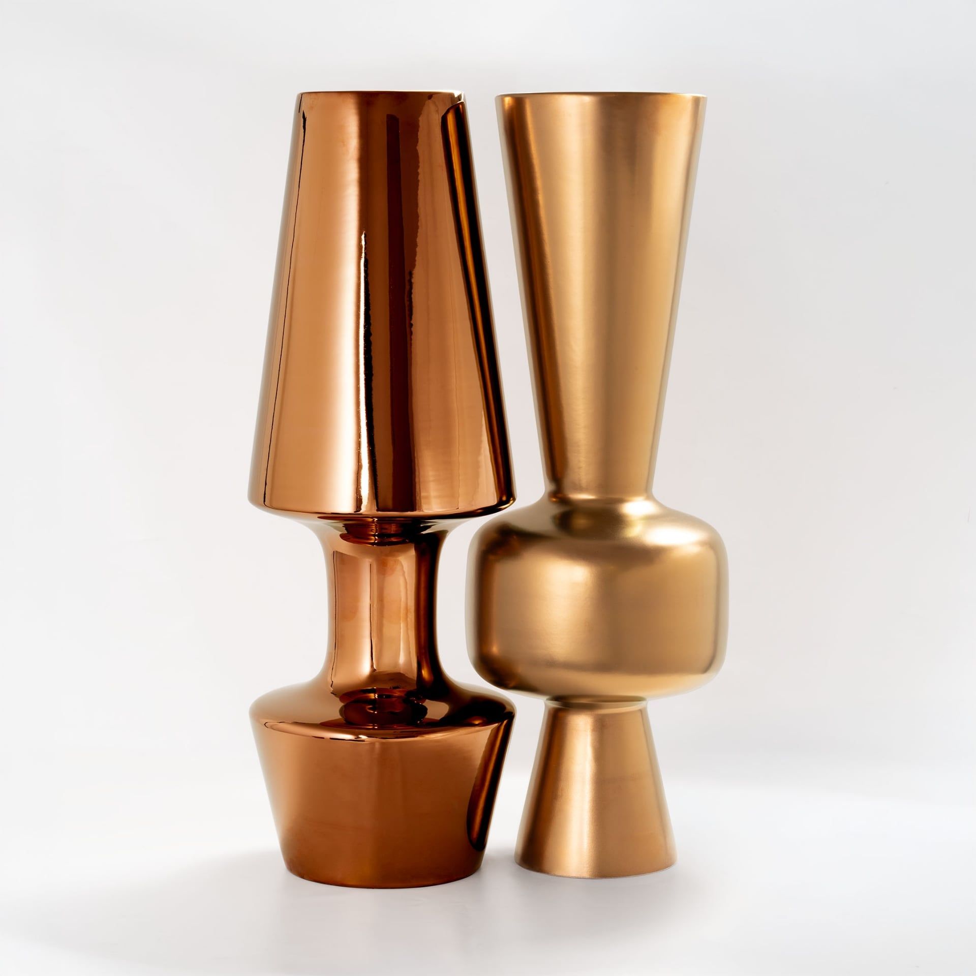 BOSA Vaso Paire Oro Antico Opaco (Francesca Bosa) 19 CM - H 58 CM 1700/16/84