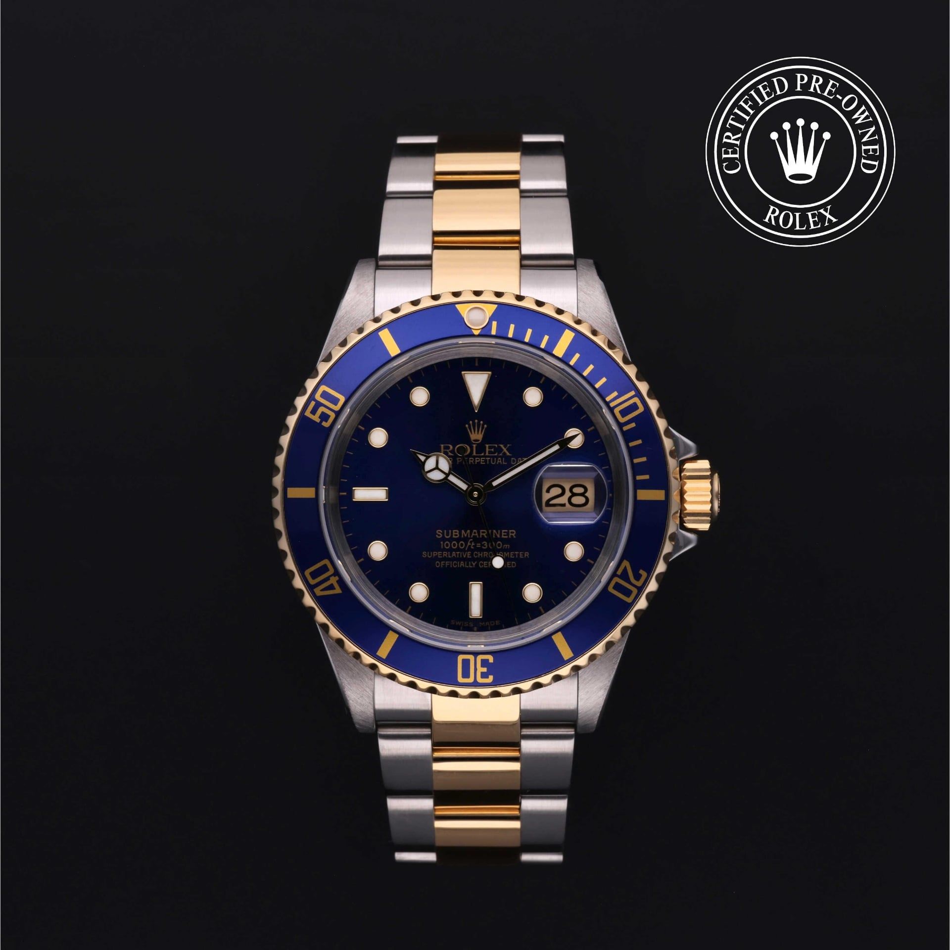 Rolex Submariner Date 40 mm 16613