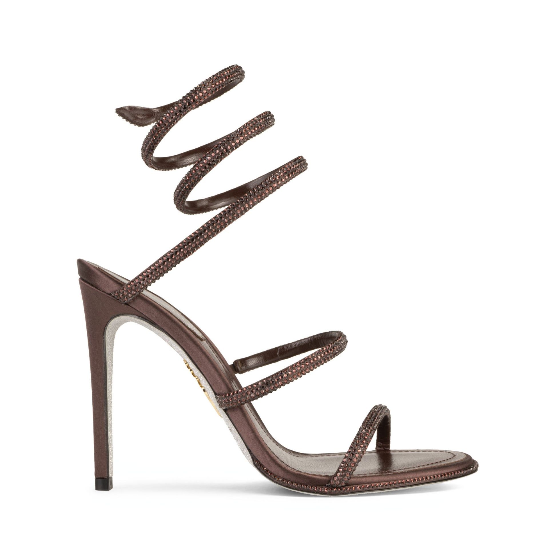 Rene Caovilla Cleo - Sandali Tacco Alto Marrone Fondente  C12538-105-R001Y432