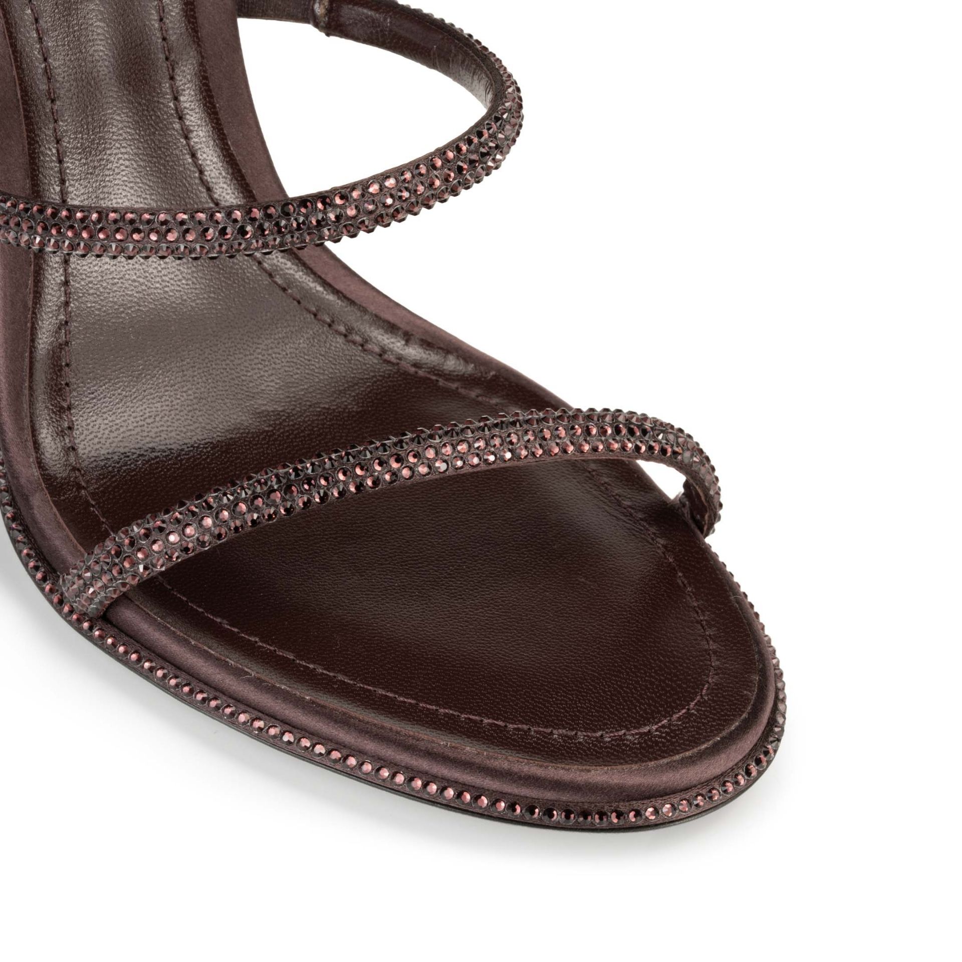 Rene Caovilla Cleo - Sandali Tacco Alto Marrone Fondente  C12538-105-R001Y432