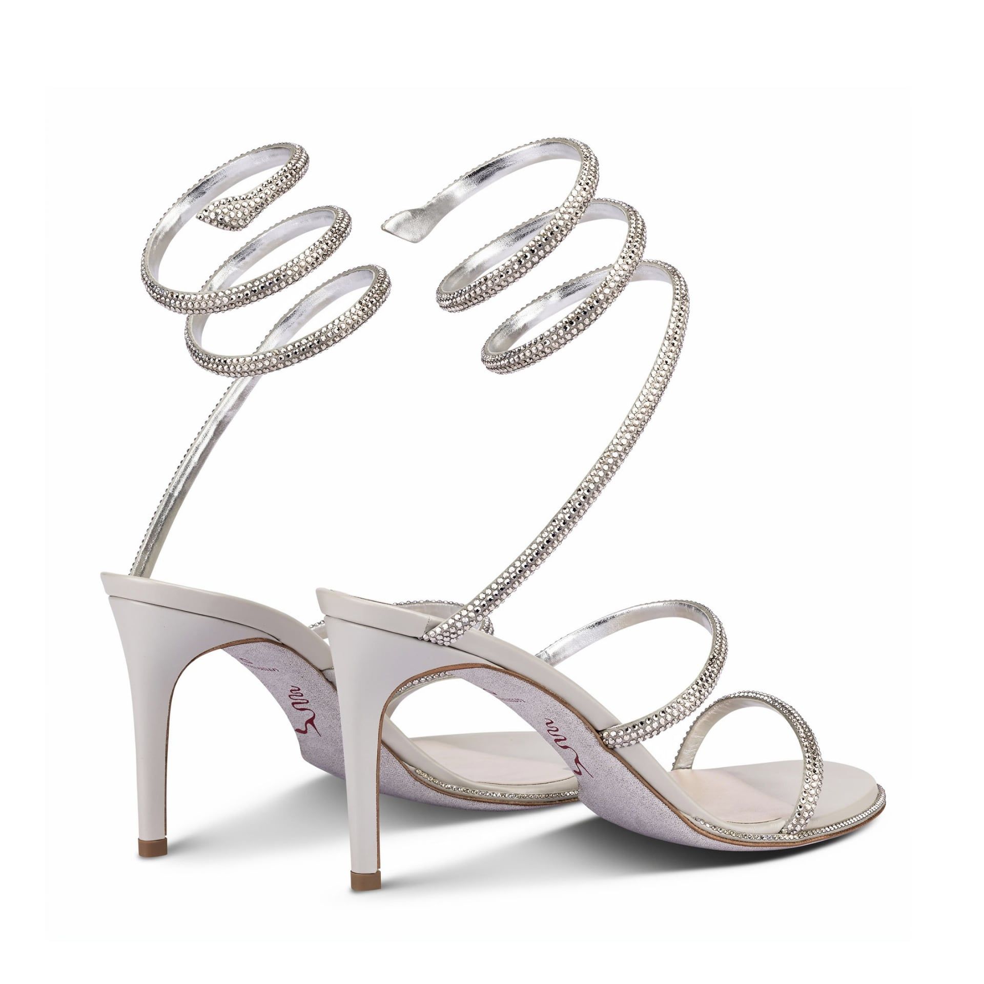 Rene Caovilla Cleo - Sandali Tacco Medio Grigio  C10416-080-R001V232