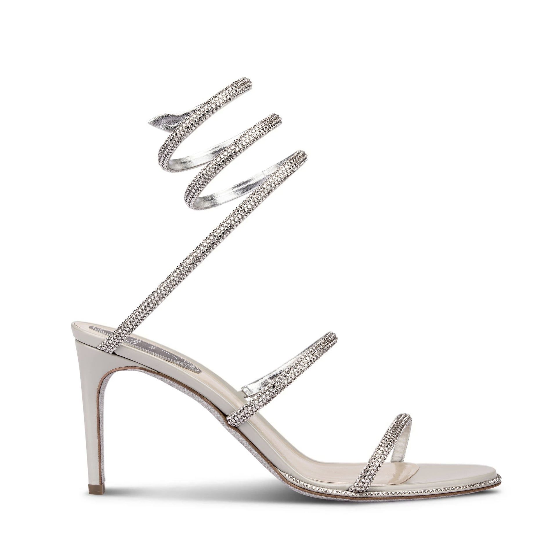 Rene Caovilla Cleo - Sandali Tacco Medio Grigio  C10416-080-R001V232