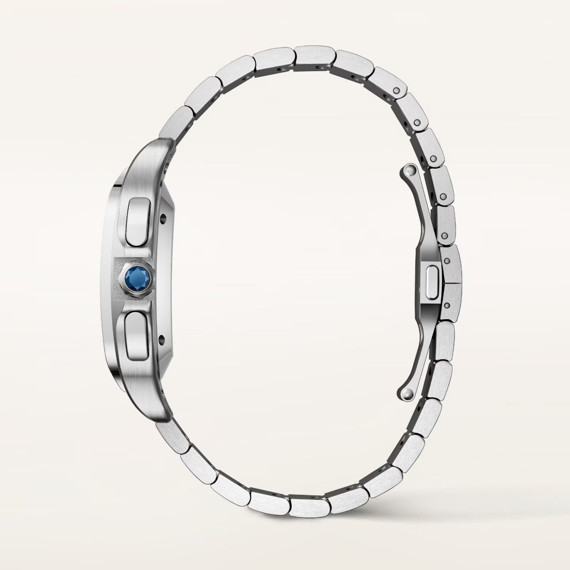 CARTIER Santos De Cartier Modello Grande, Acciaio 47 X 39.8 MM WSSA0083