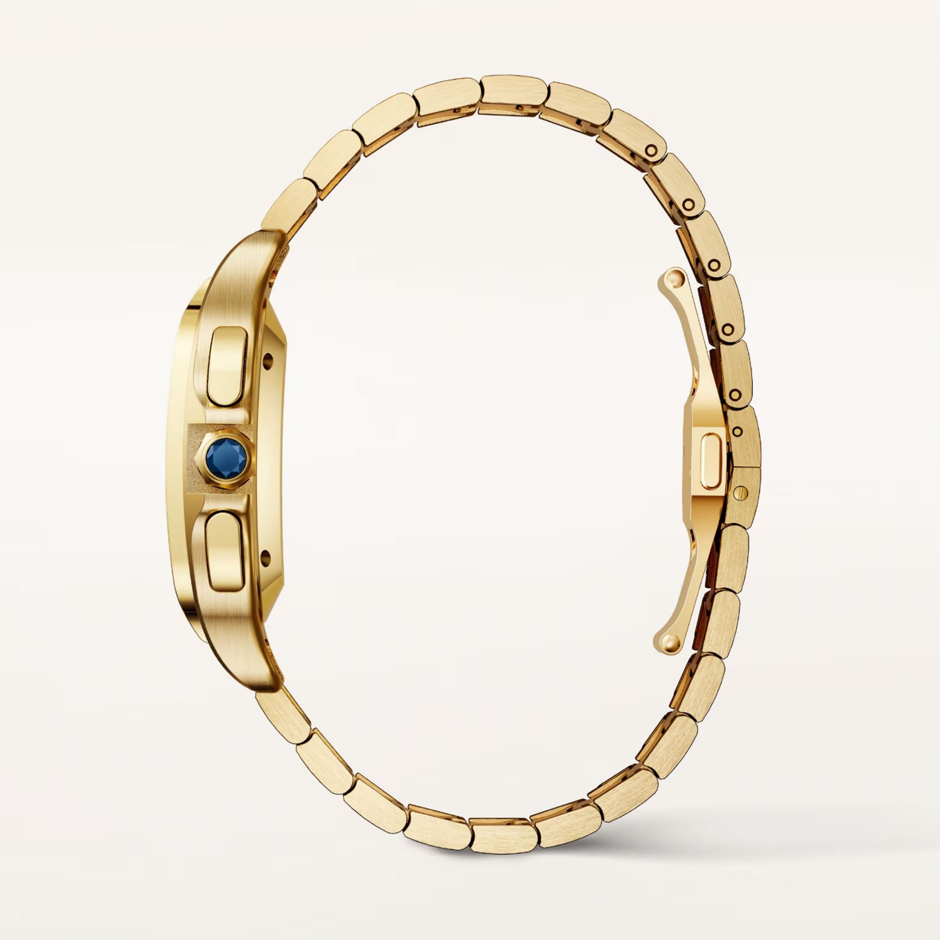 CARTIER Santos De Cartier Modello Grande, Oro Giallo 47 X 39,8 MM WGSA0110