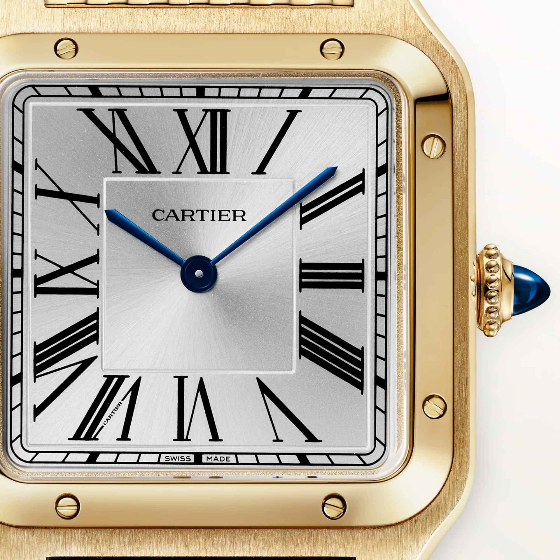 CARTIER Santos-Dumont Modello Grande, Oro Giallo 43,5 X 31,4 MM WGSA0122
