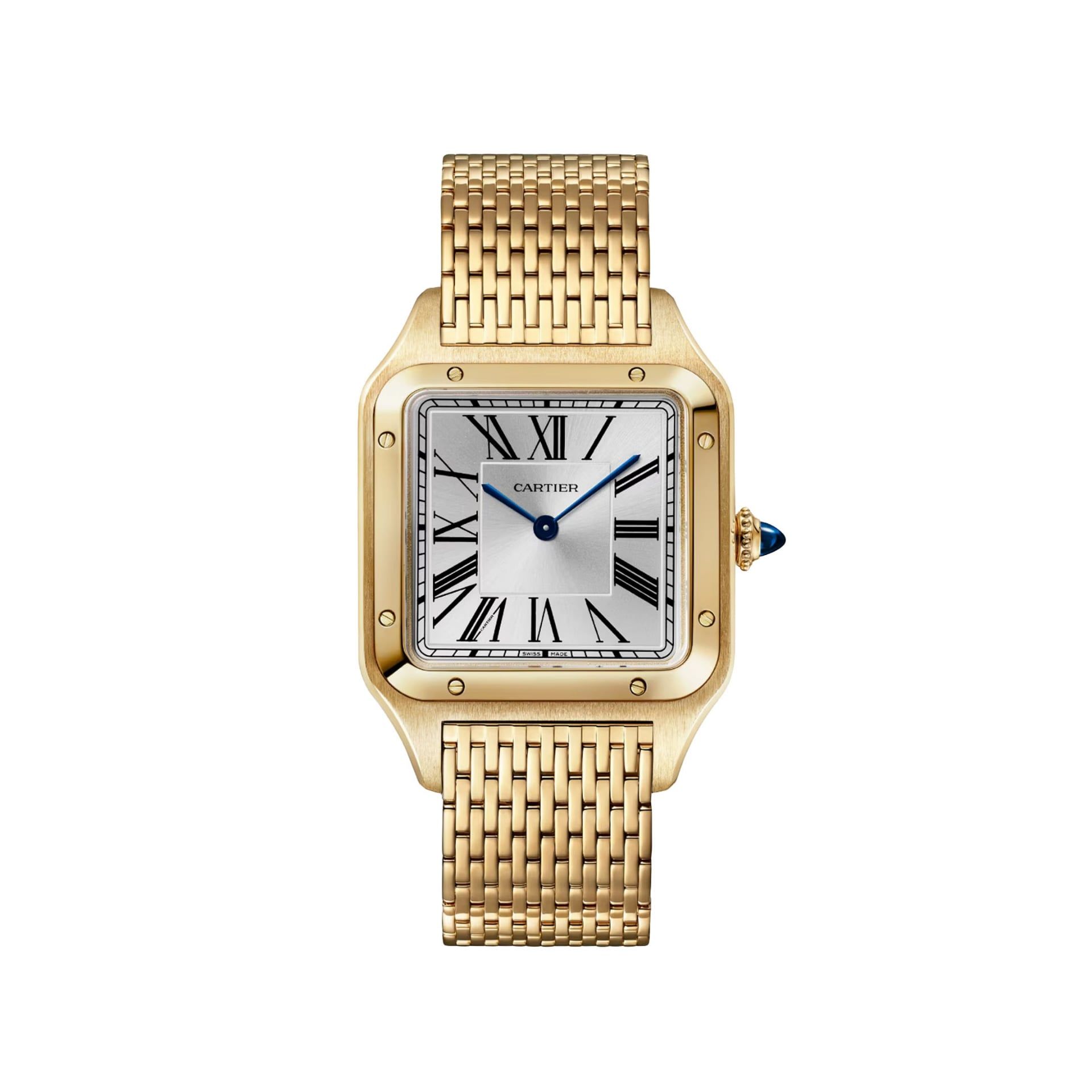 CARTIER Santos-Dumont Modello Grande, Oro Giallo 43,5 X 31,4 MM WGSA0122