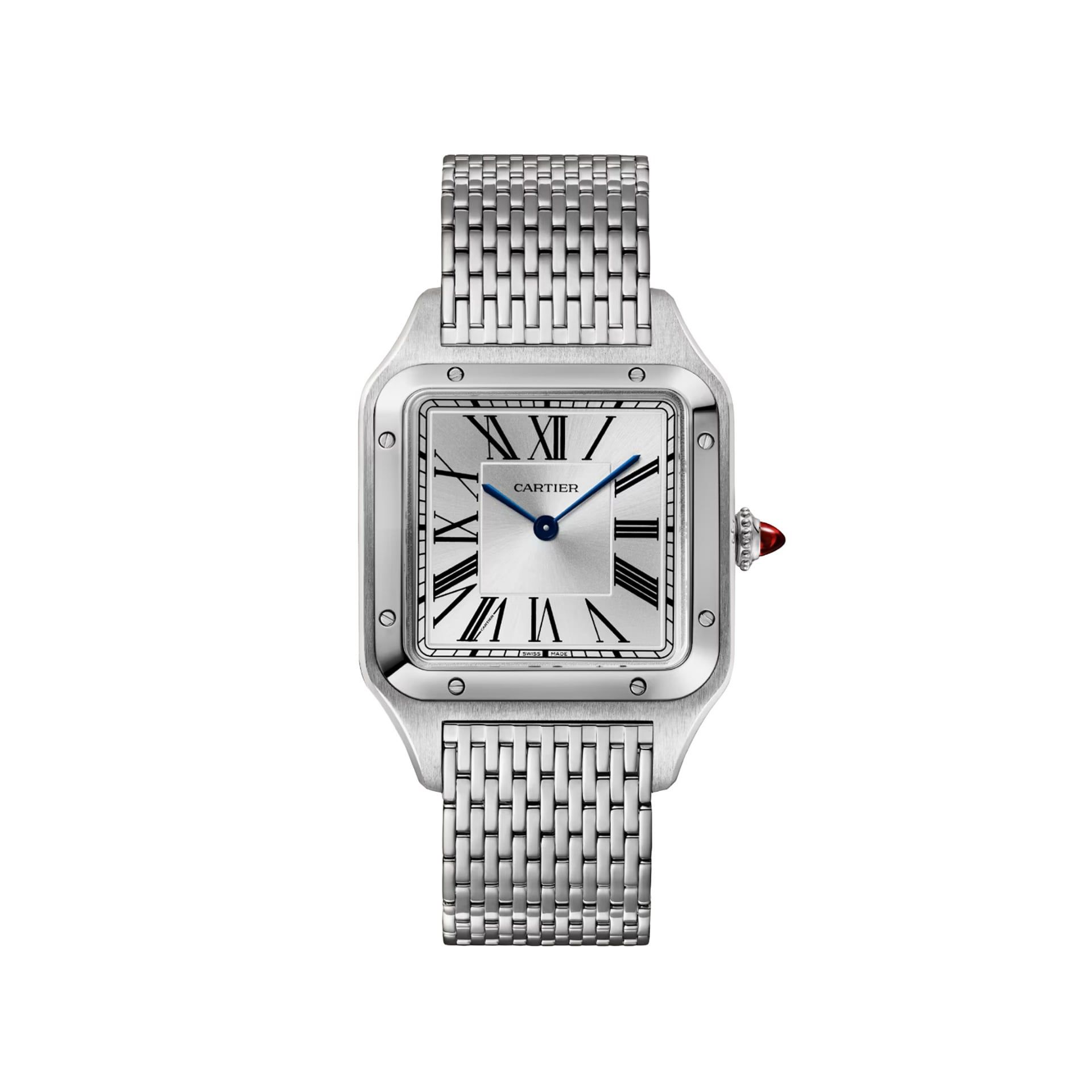 CARTIER Santos-Dumont Modello Grande, Platino 43.5 X 31.4 MM WGSA0124