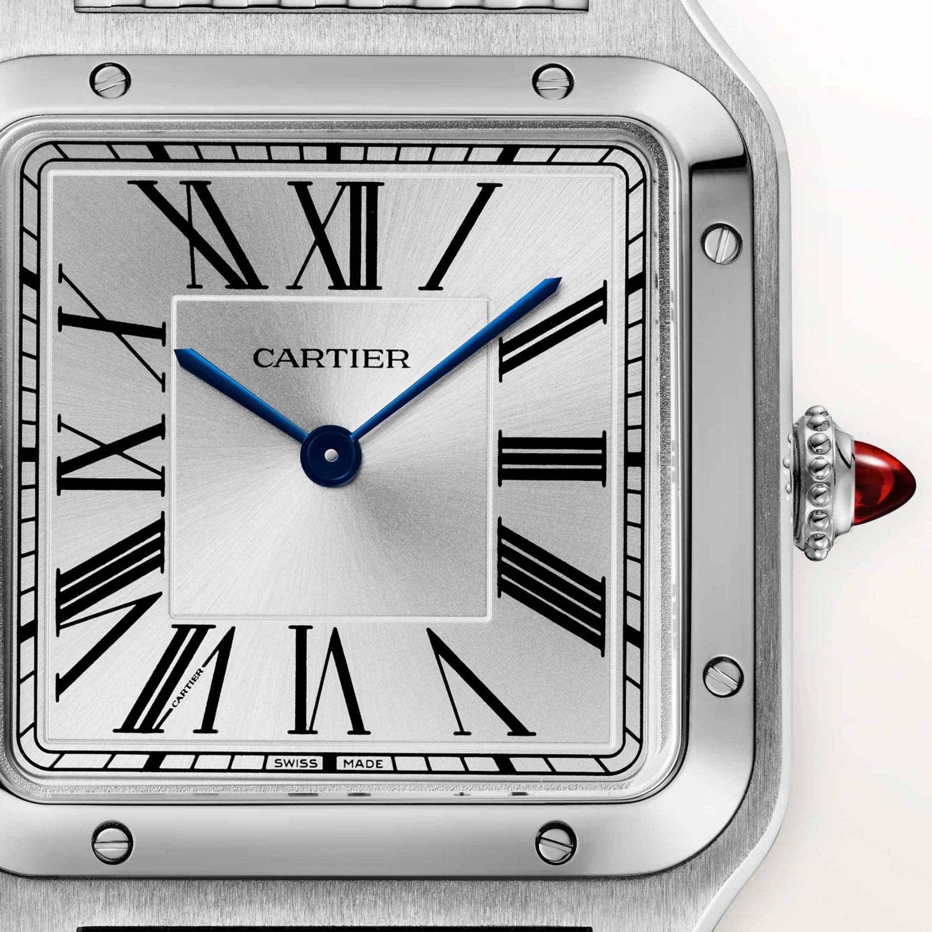 CARTIER Santos-Dumont Modello Grande, Platino 43.5 X 31.4 MM WGSA0124