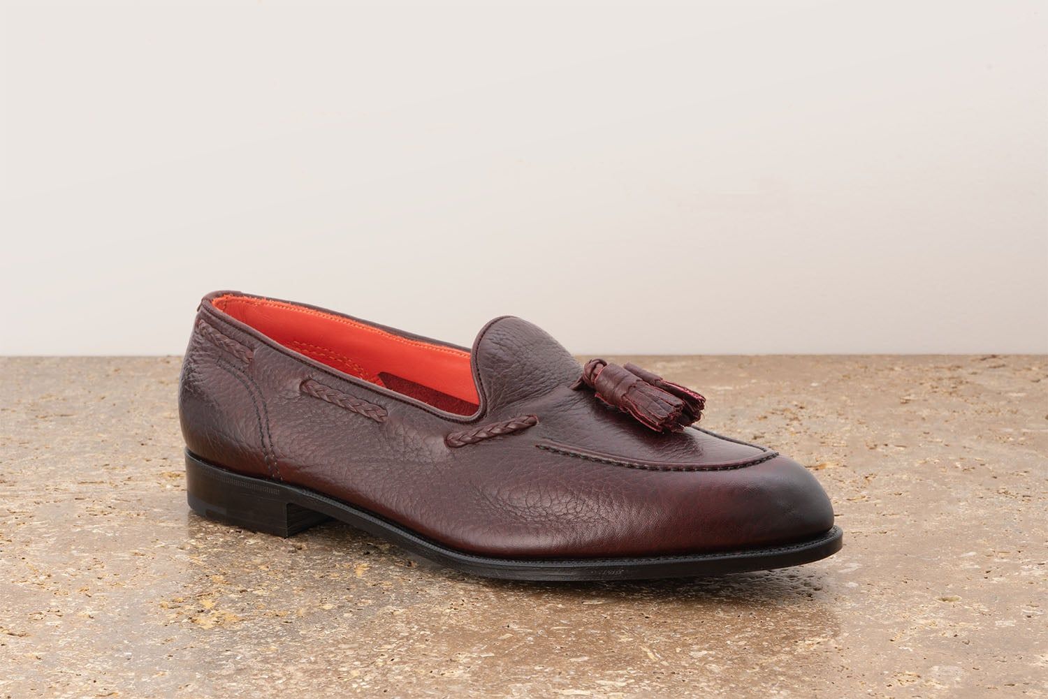 Edward Green Belgravia - Mocassino Con Nappine - Burgundy - Edizione Astrua  A-BELGRAVIA
