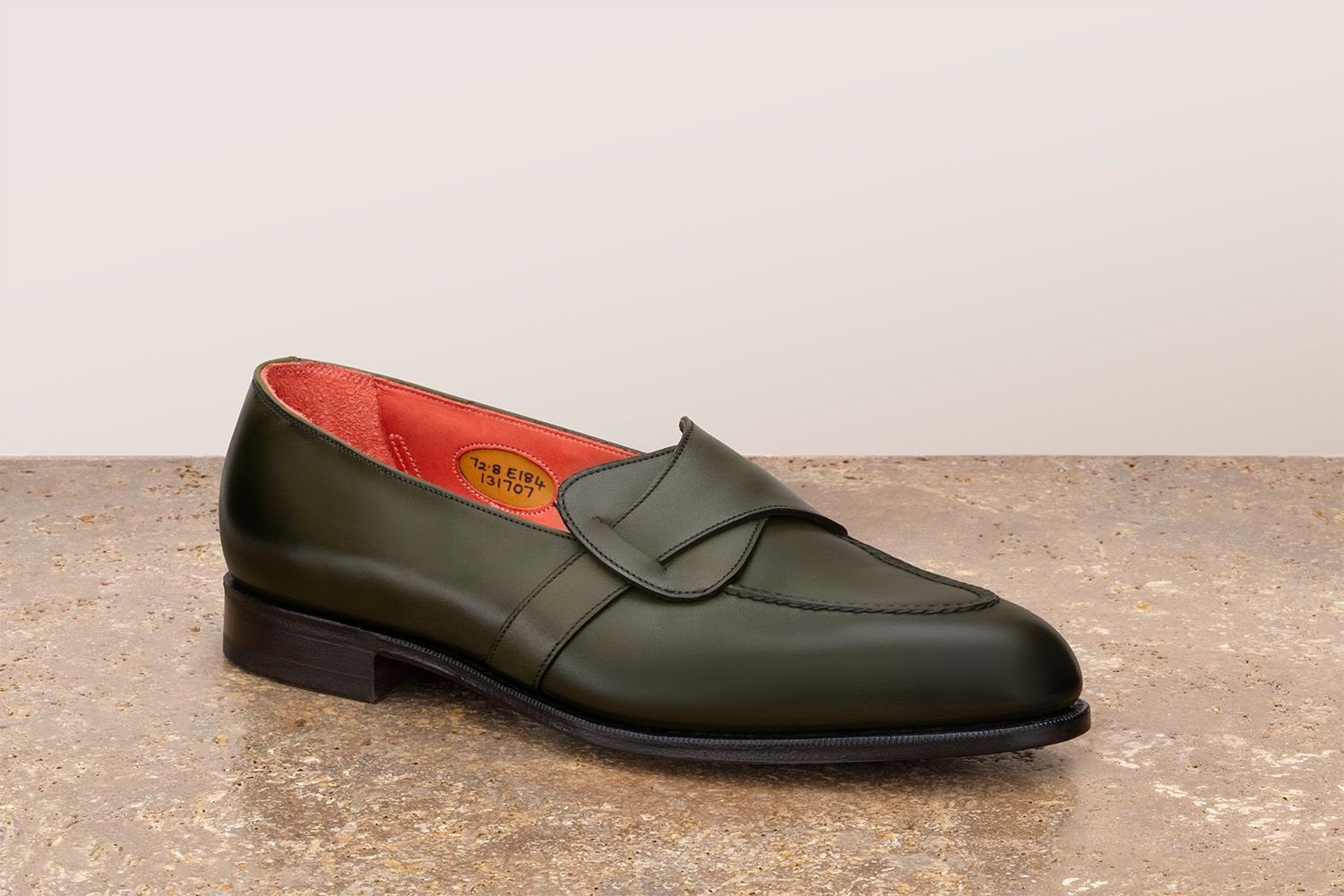 Edward Green Lulworth - Mocassino - Olive Dark Antique - Edizione Astrua  A-LULWORTH