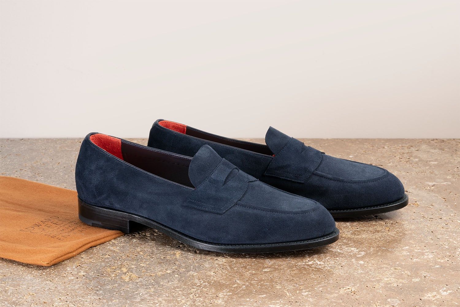 Edward Green Piccadilly Unlined - Mocassino Classico - Navy - Edizione Astrua  A-PICCADILLY UNLINED