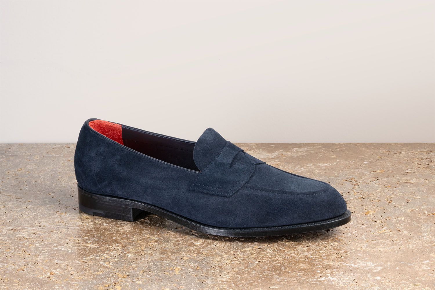 Edward Green Piccadilly Unlined - Mocassino Classico - Navy - Edizione Astrua  A-PICCADILLY UNLINED