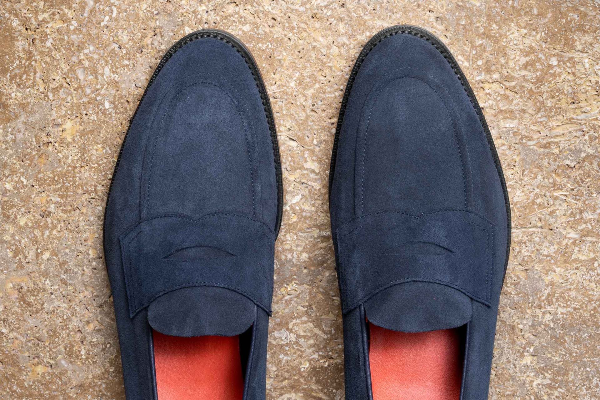 Edward Green Piccadilly Unlined - Mocassino Classico - Navy - Edizione Astrua  A-PICCADILLY UNLINED