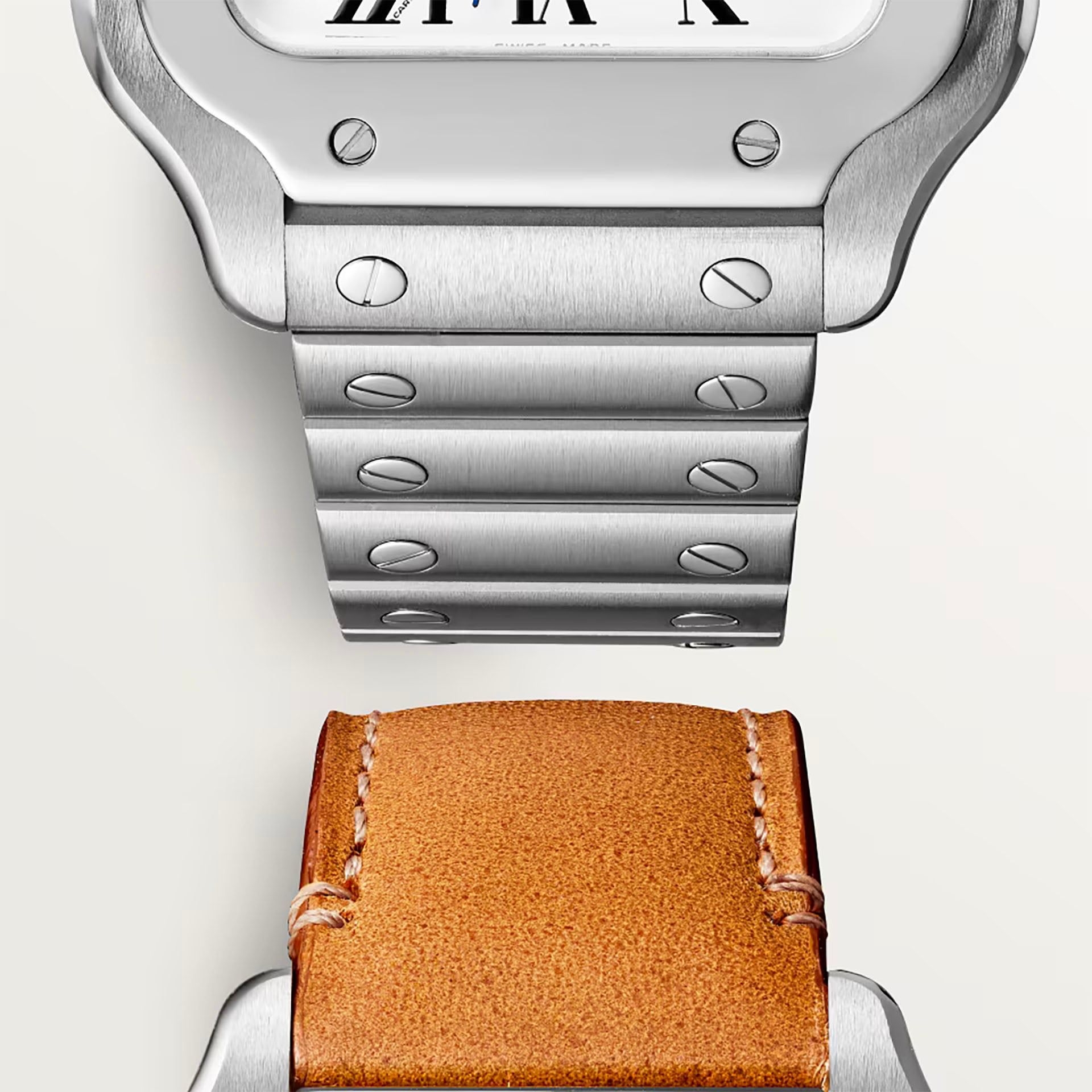 CARTIER Santos De Cartier Modello Medio, Acciaio 35,1  MM WSSA0029