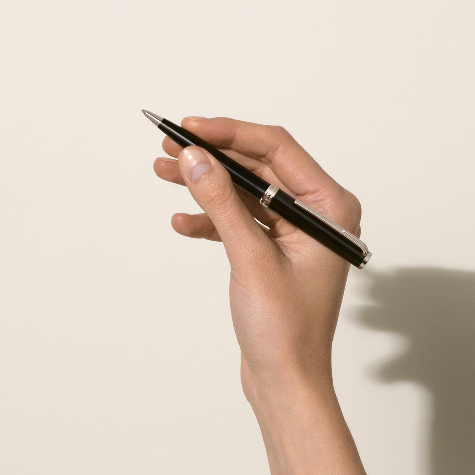 Montblanc Set PIX Penna a Sfera e Portacarte in Pelle Nera  137793