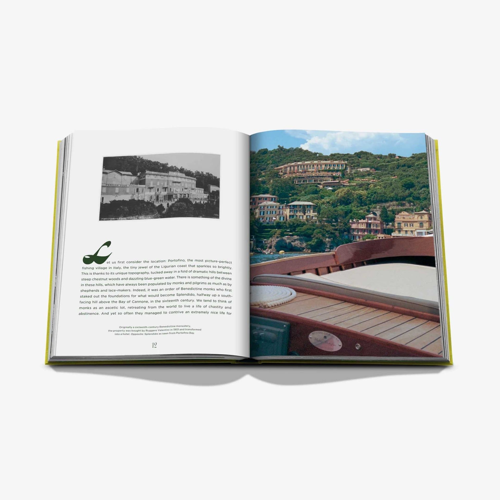 ASSOULINE Libro Splendido: The Radiant Stage of Portofino 25 x 3 x H 33 CM 9781649805164