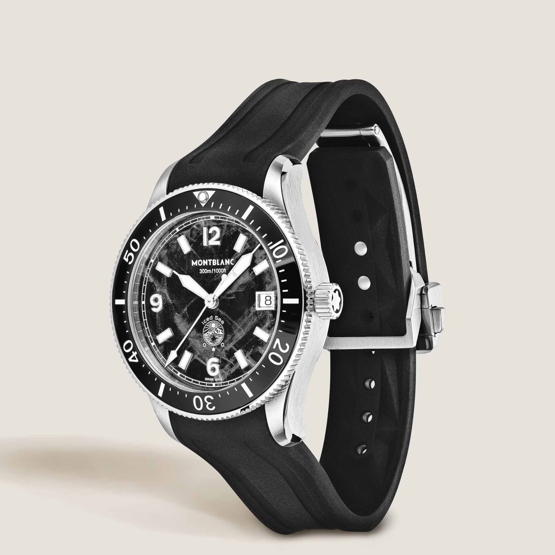 MONTBLANC Iced Sea Automatic Date 0 Oxygen 38 MM 136542