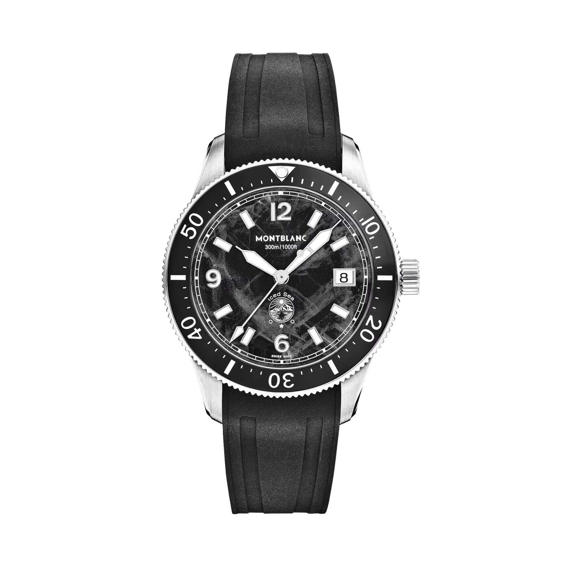 MONTBLANC Iced Sea Automatic Date 0 Oxygen 38 MM 136542