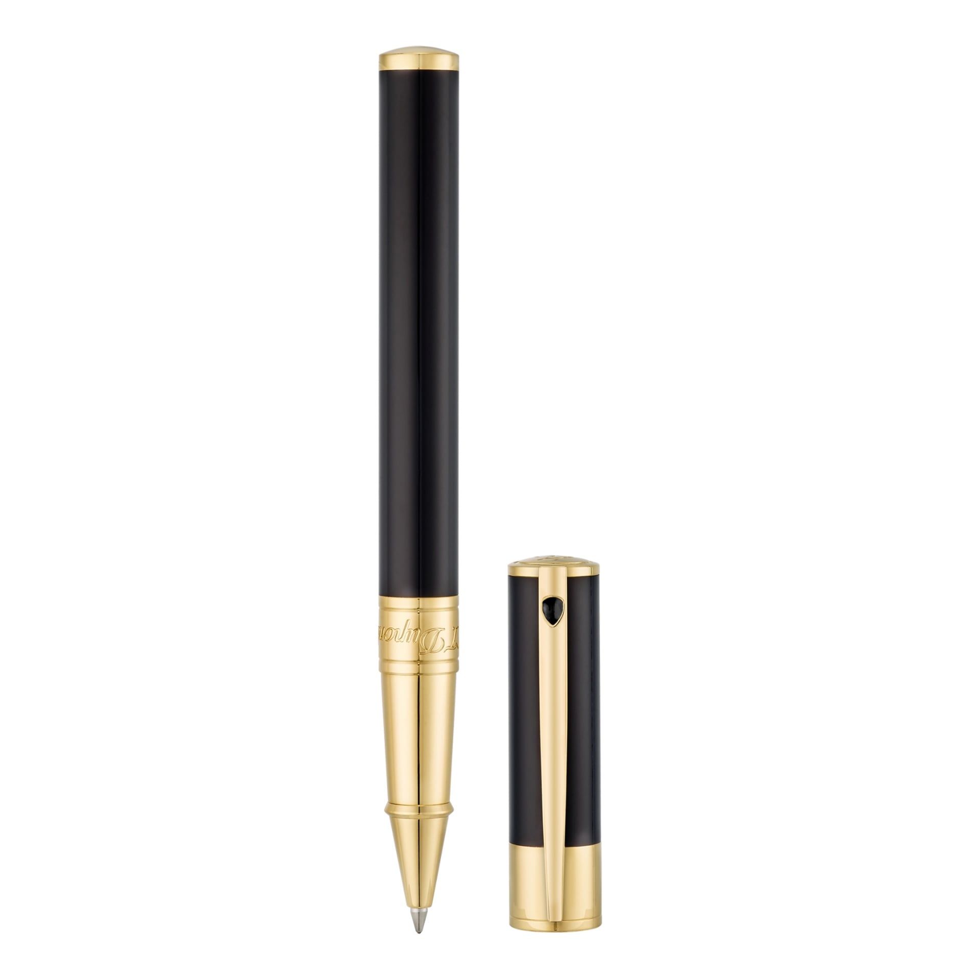 S. T. Dupont Penna Roller D-Initial Nero / Dorato  262202
