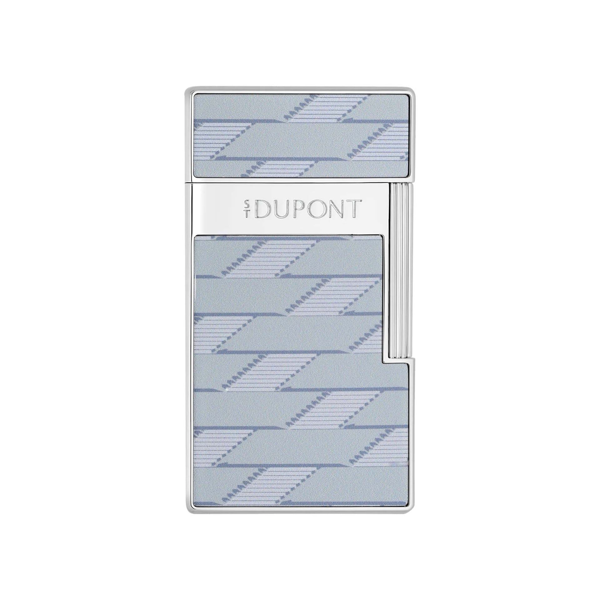 S. T. Dupont Accendino Biggy Monogram 1872 Laccato Grigio Chiaro  025080