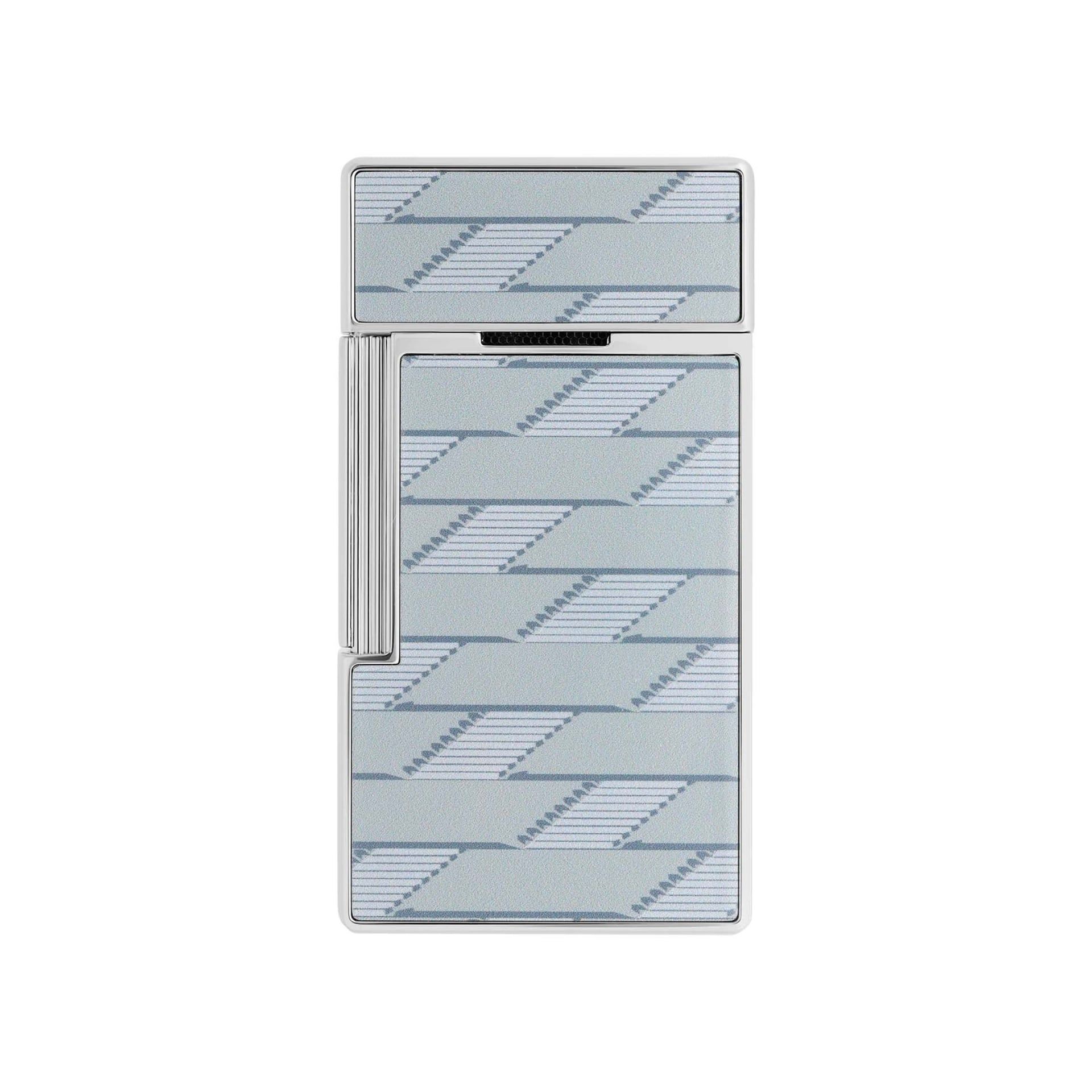 S. T. Dupont Accendino Biggy Monogram 1872 Laccato Grigio Chiaro  025080