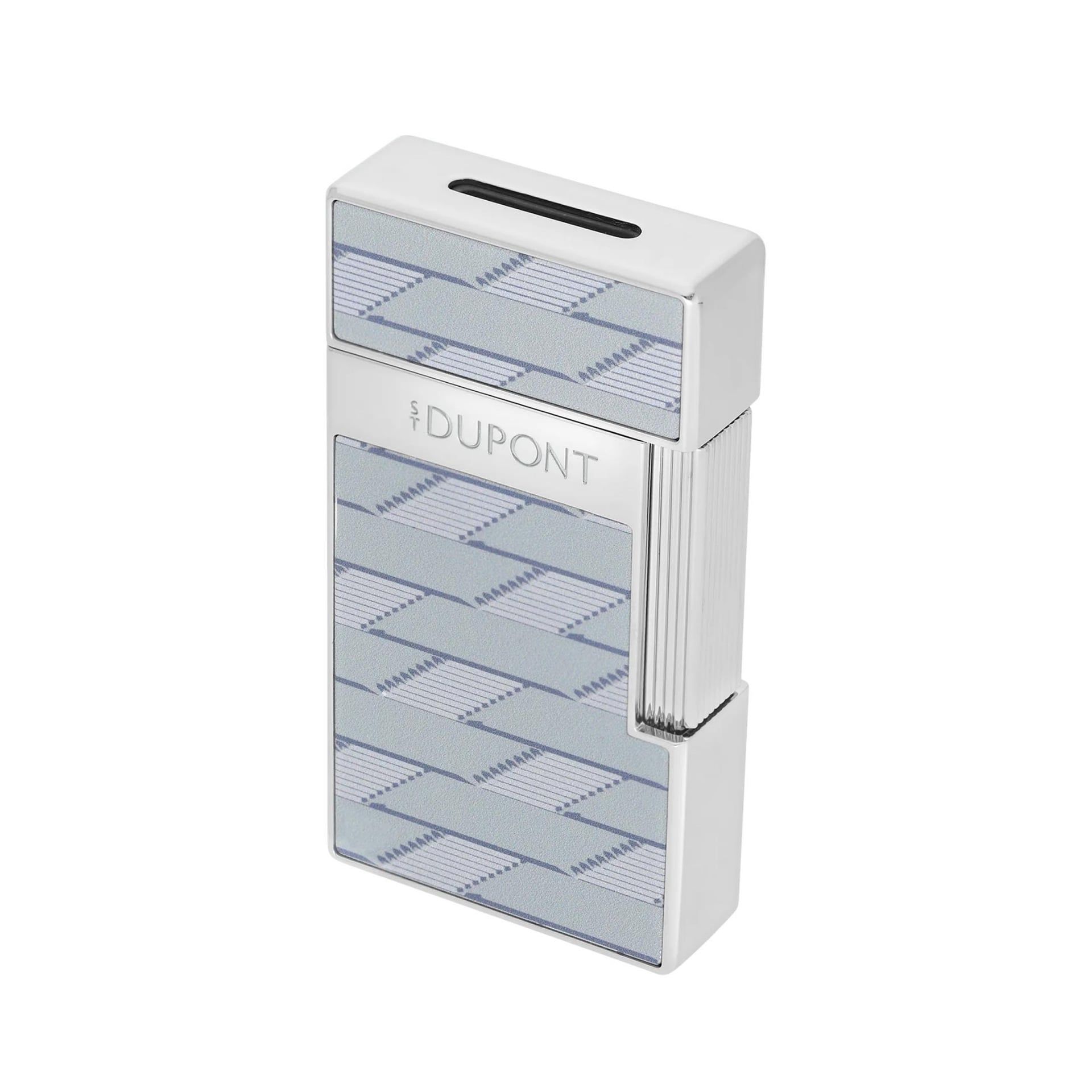 S. T. Dupont Accendino Biggy Monogram 1872 Laccato Grigio Chiaro  025080