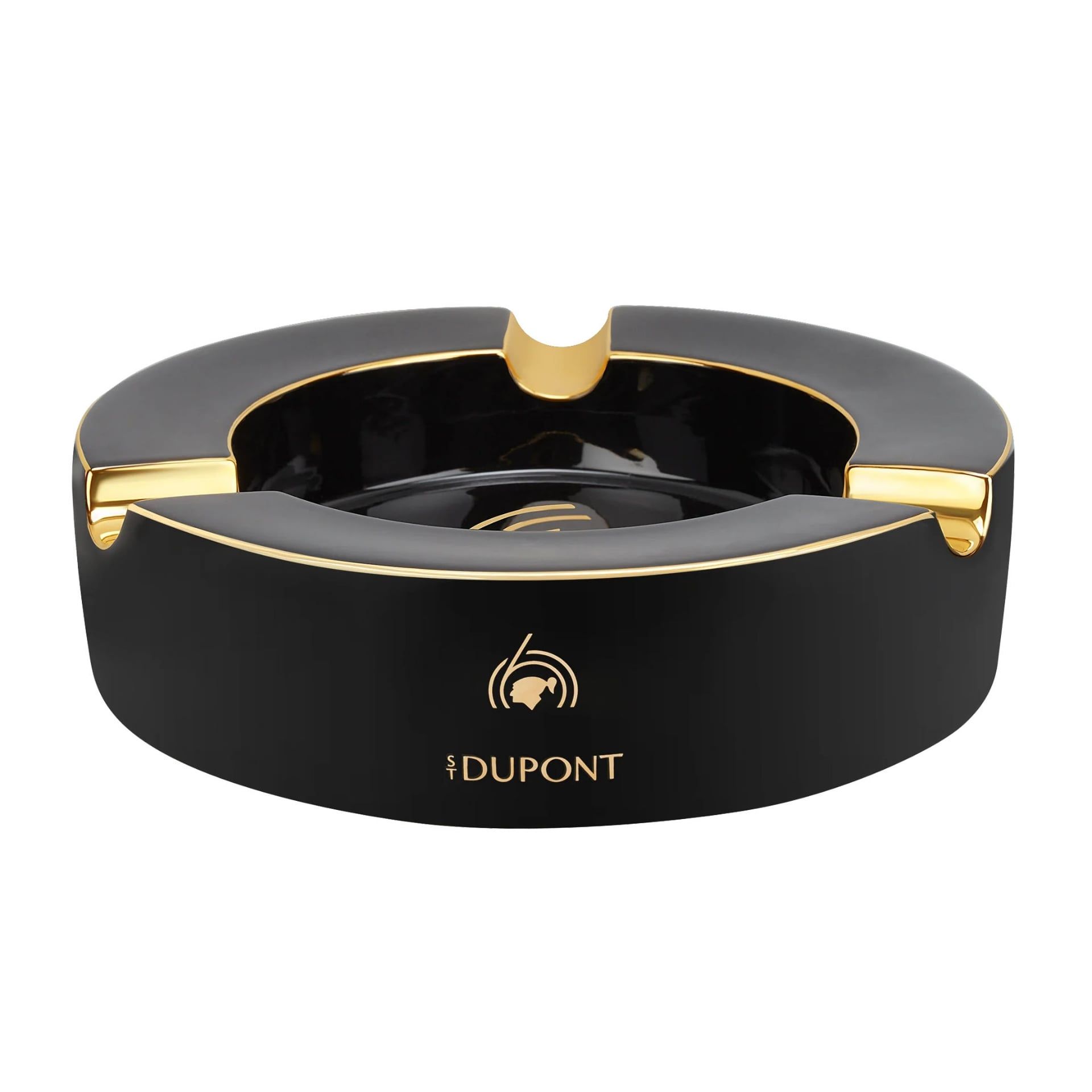 S. T. Dupont Posacenere XL Cohiba 60 Porcellana Nero  006472