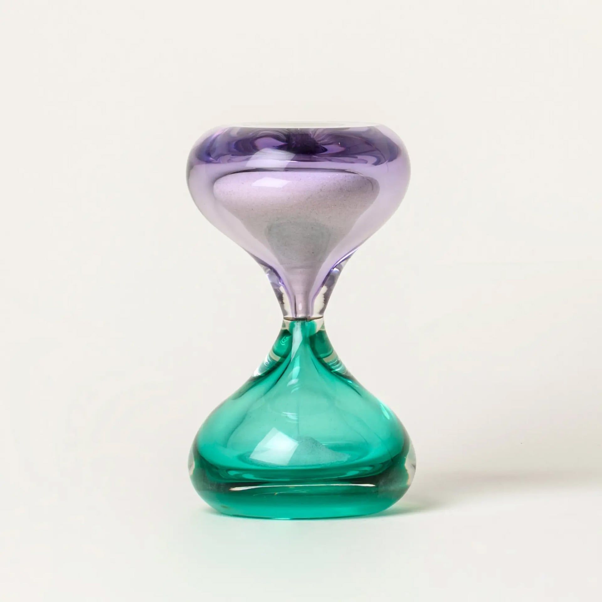 VENINI Clessidra Sommersa Small Lilla/Menta H 20 CM / Ø 11 CM 420.14