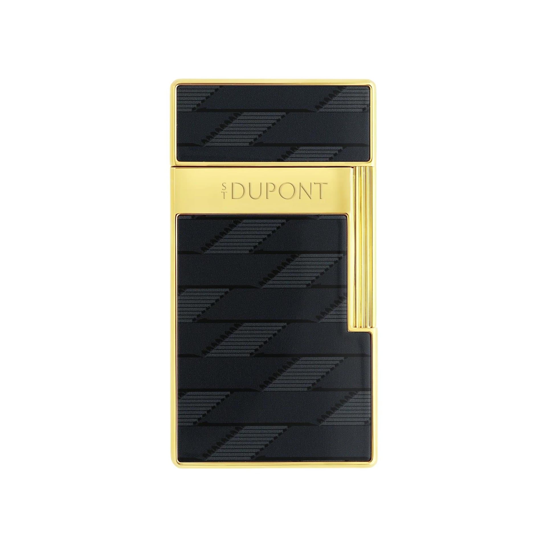 S. T. Dupont Accendino Biggy Monogram 1872 Laccato Nero  025079