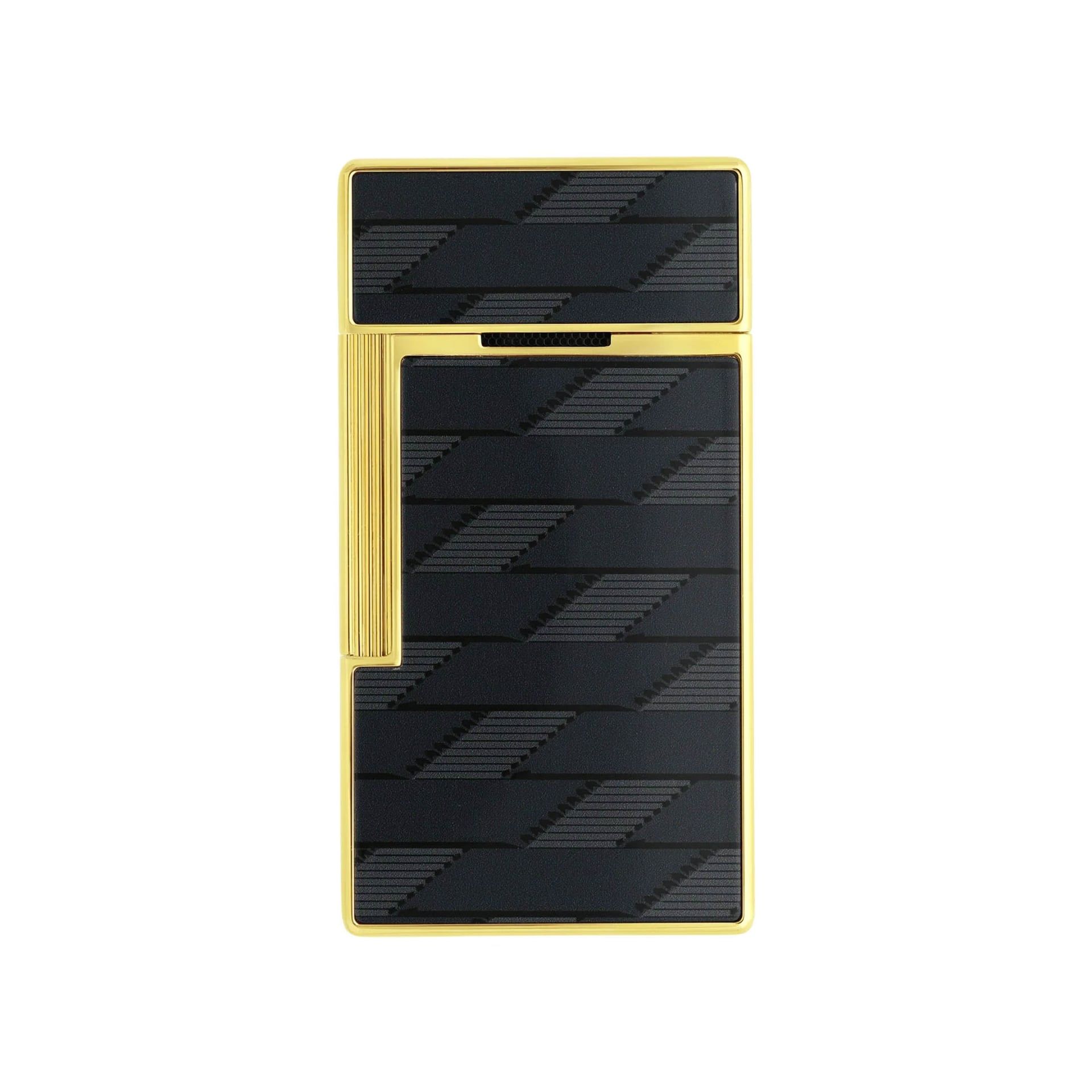 S. T. Dupont Accendino Biggy Monogram 1872 Laccato Nero  025079