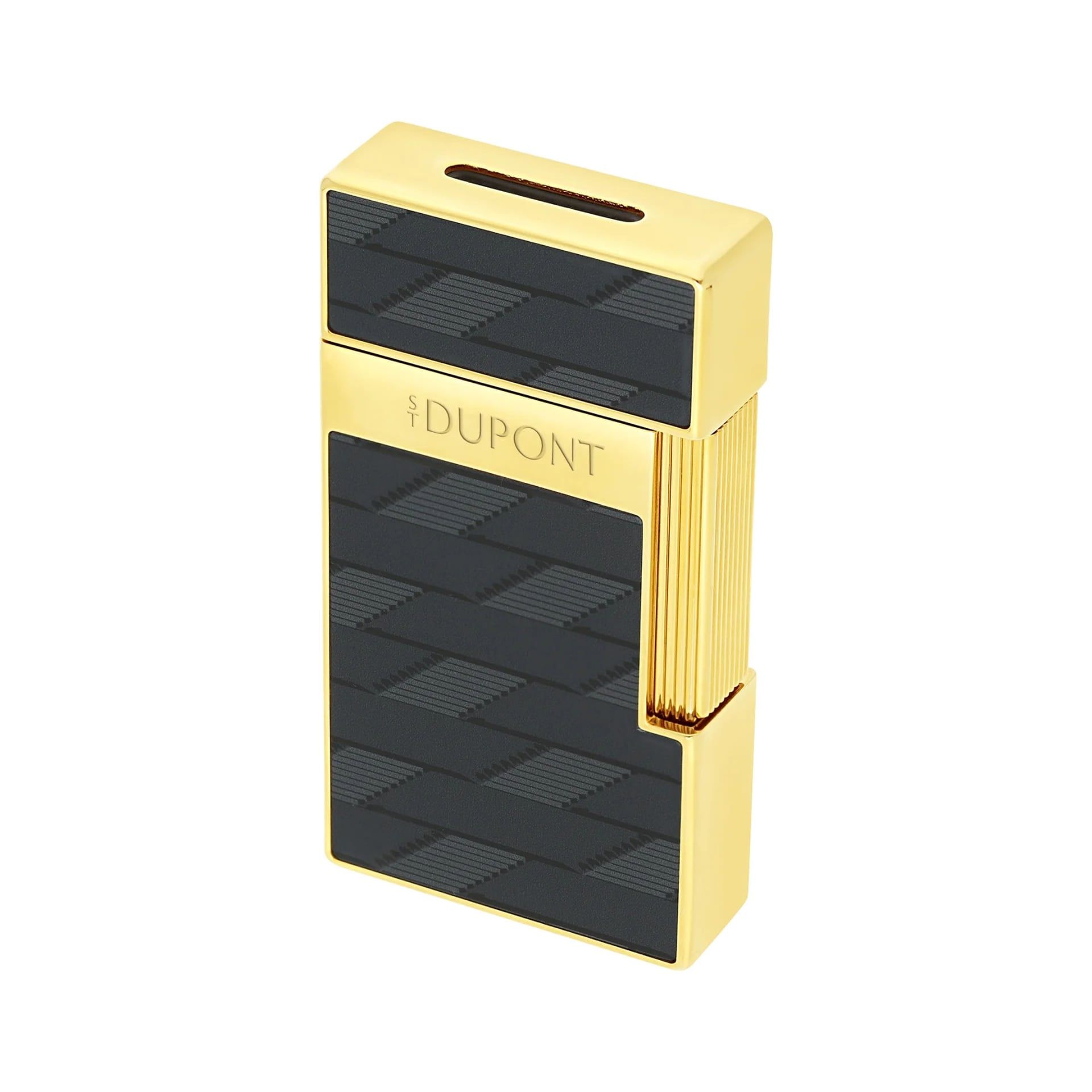 S. T. Dupont Accendino Biggy Monogram 1872 Laccato Nero  025079