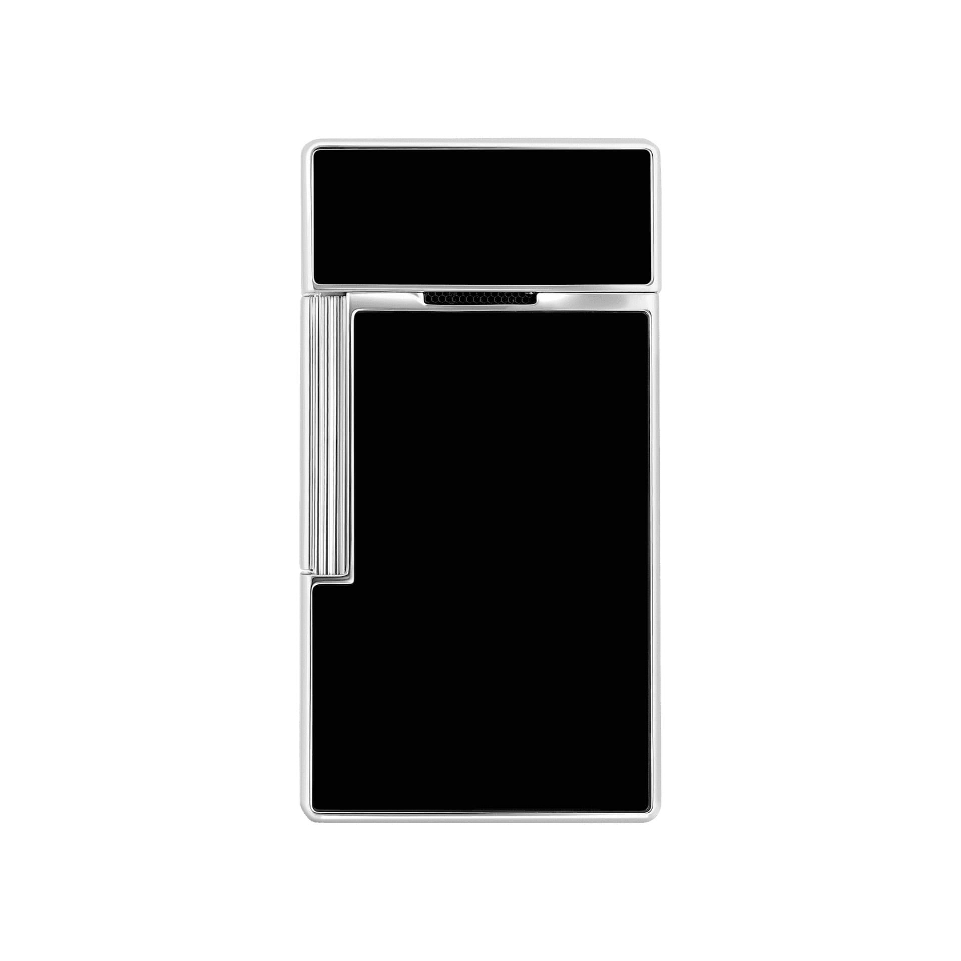 S. T. Dupont Accendino Biggy Argento Laccato Nero  025221