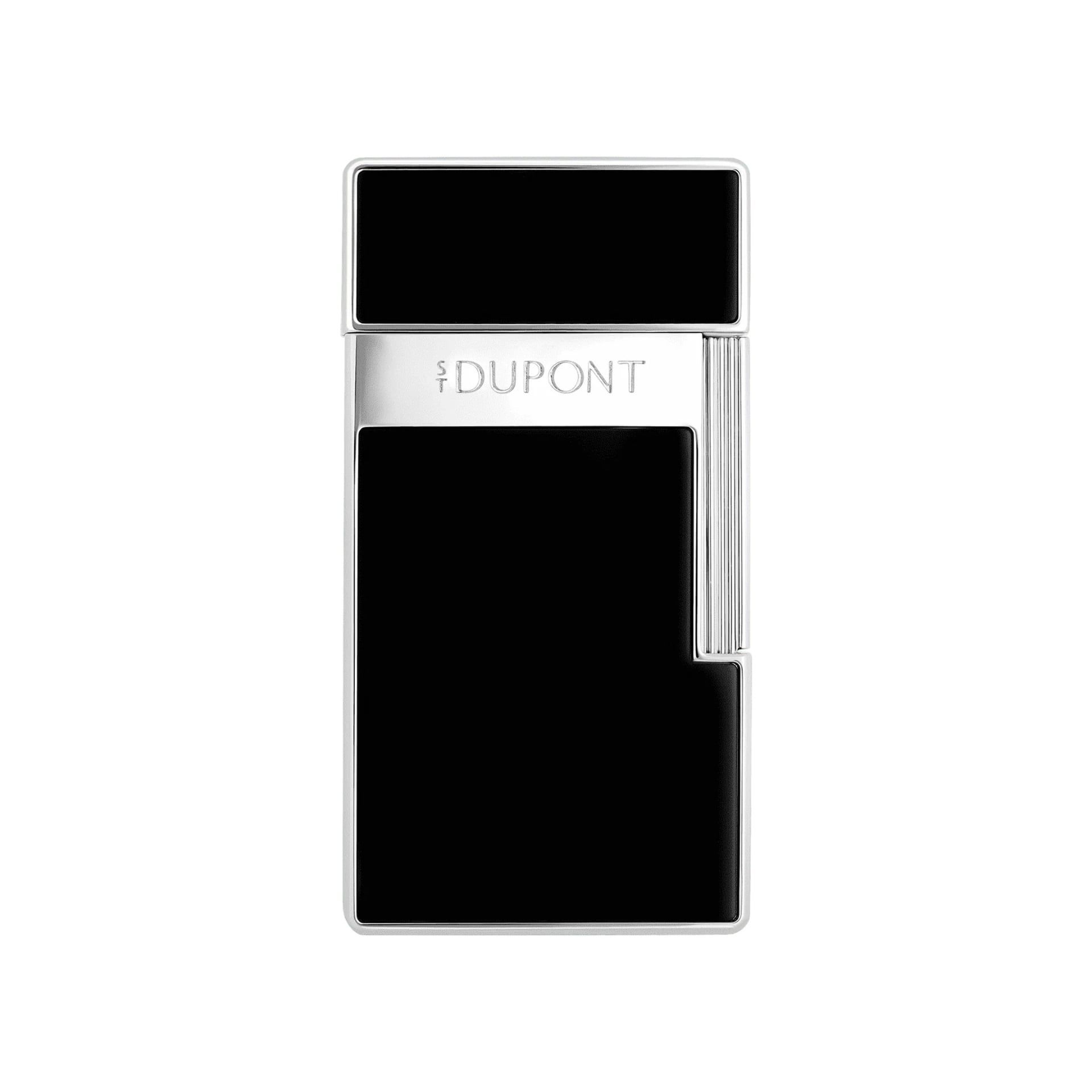 S. T. Dupont Accendino Biggy Argento Laccato Nero  025221