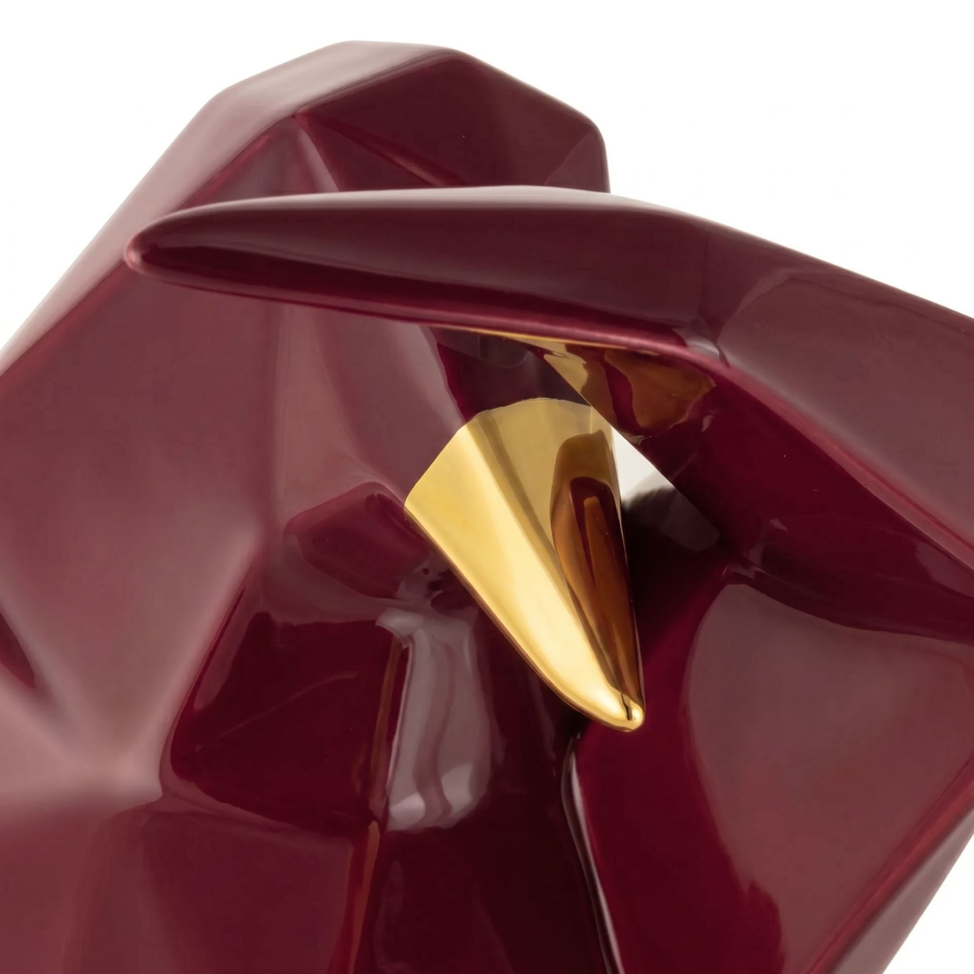 BOSA Scultura Dab Penguin Bordeaux (Vittorio Gennari) 31 CM - H 38 CM A-24/40+04+04/29