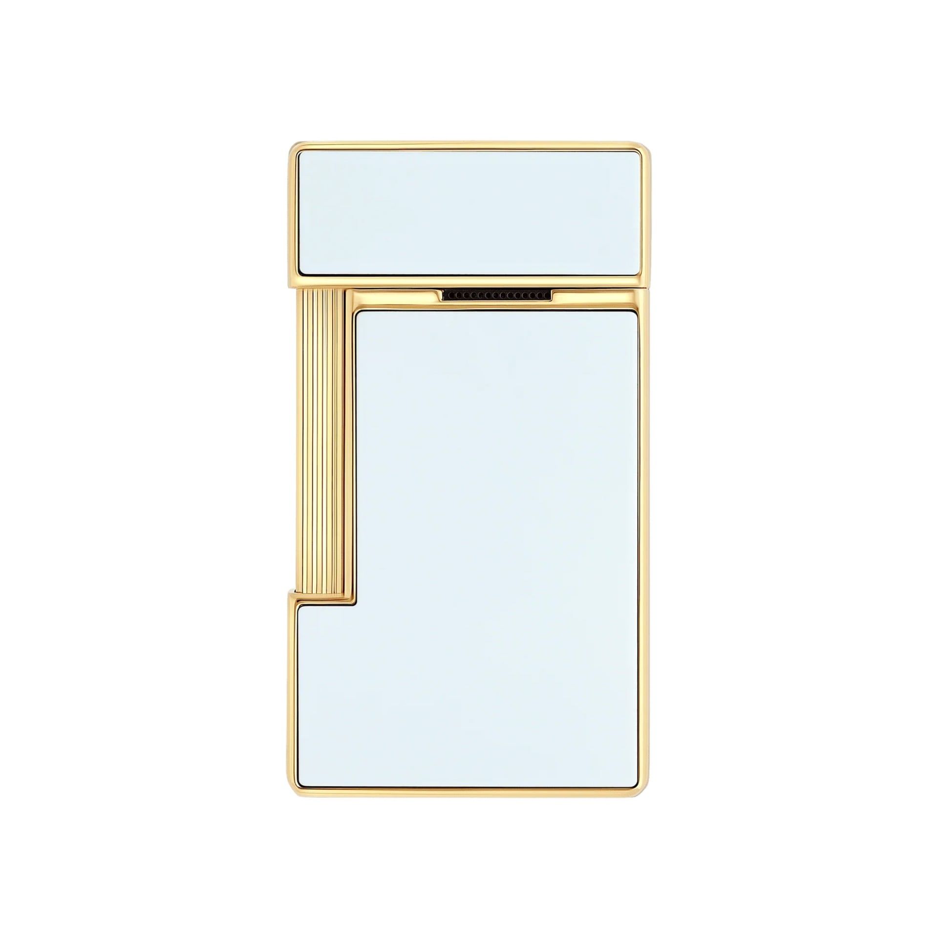 S. T. Dupont Accendino Slimmy Dorato Laccato Bianco  028224