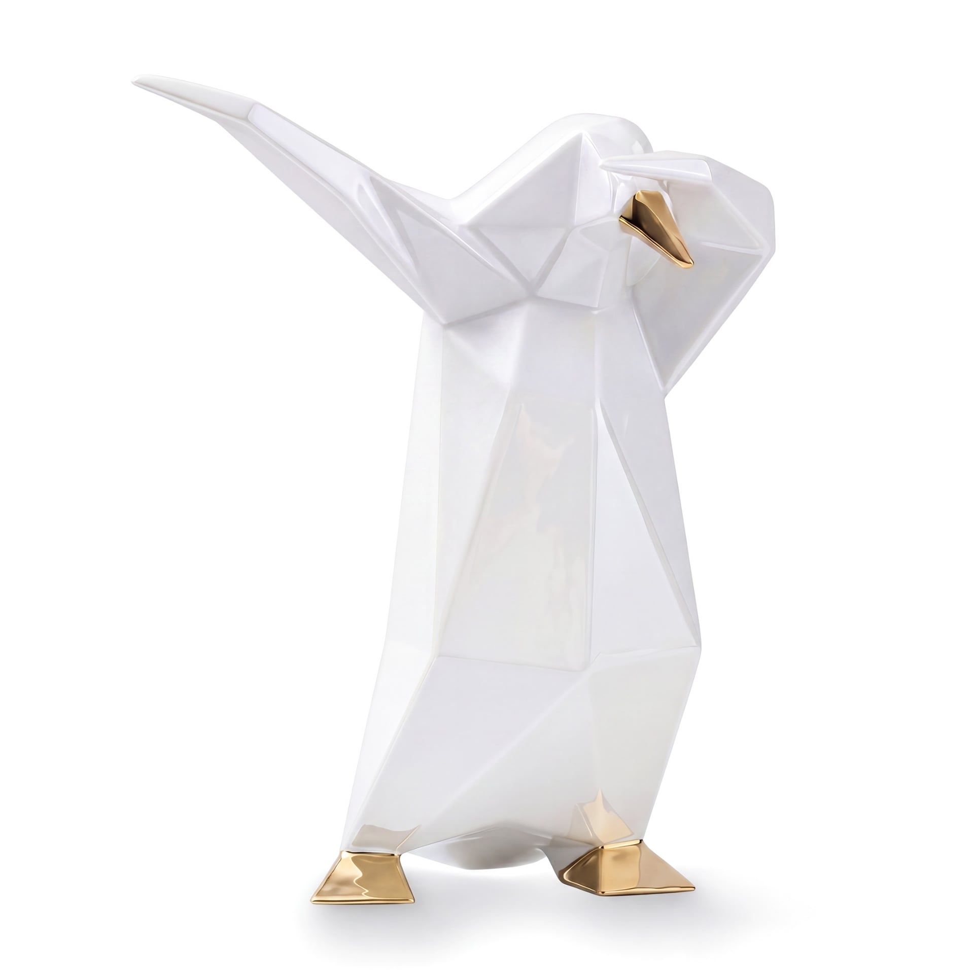 BOSA Scultura Dab Penguin Bianco (Vittorio Gennari)  31 CM - H 38 CM A-24/04+04/29