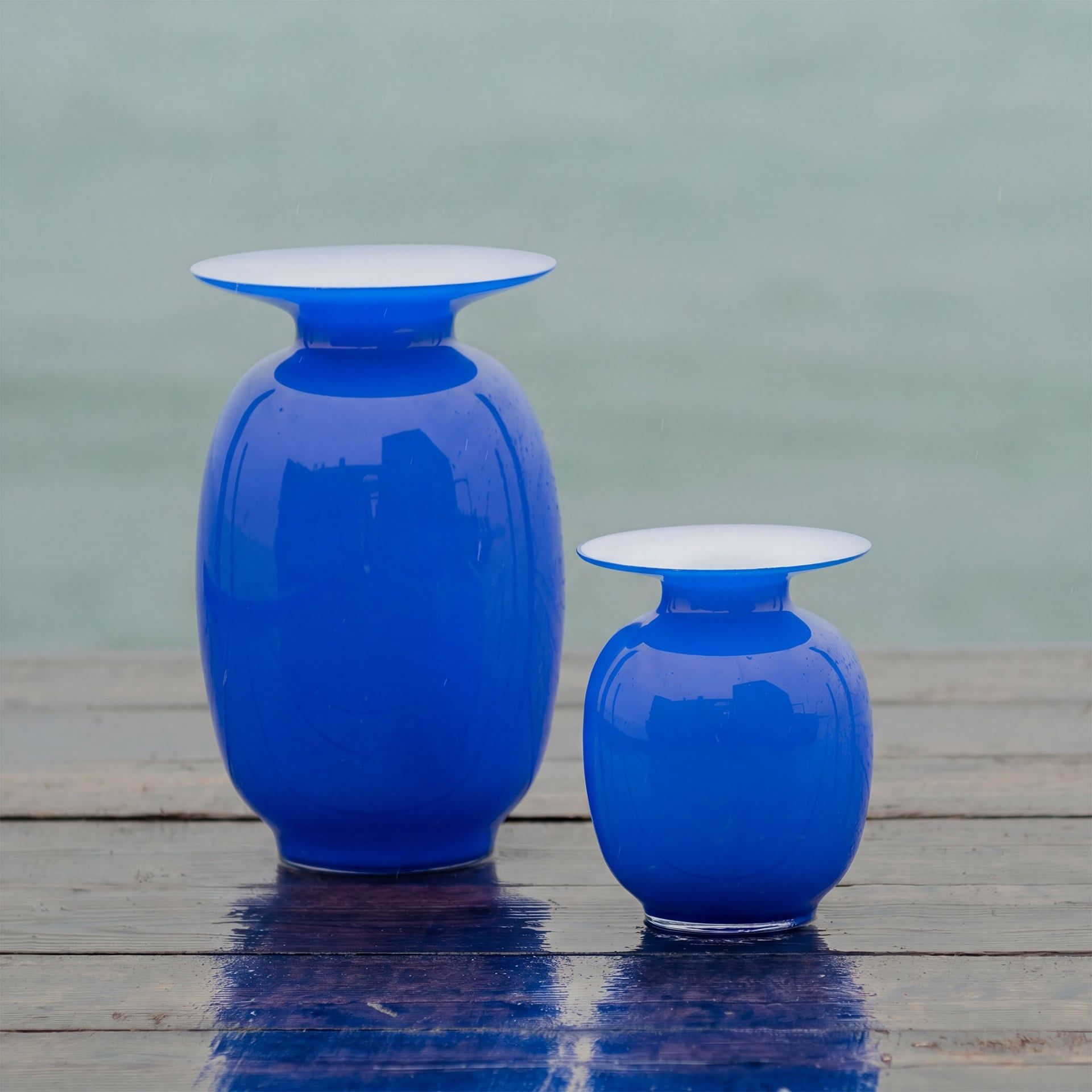 SALVIATI Vaso Lido Amaranti Small Fiordaliso H 21 CM / Ø 16 CM 20403