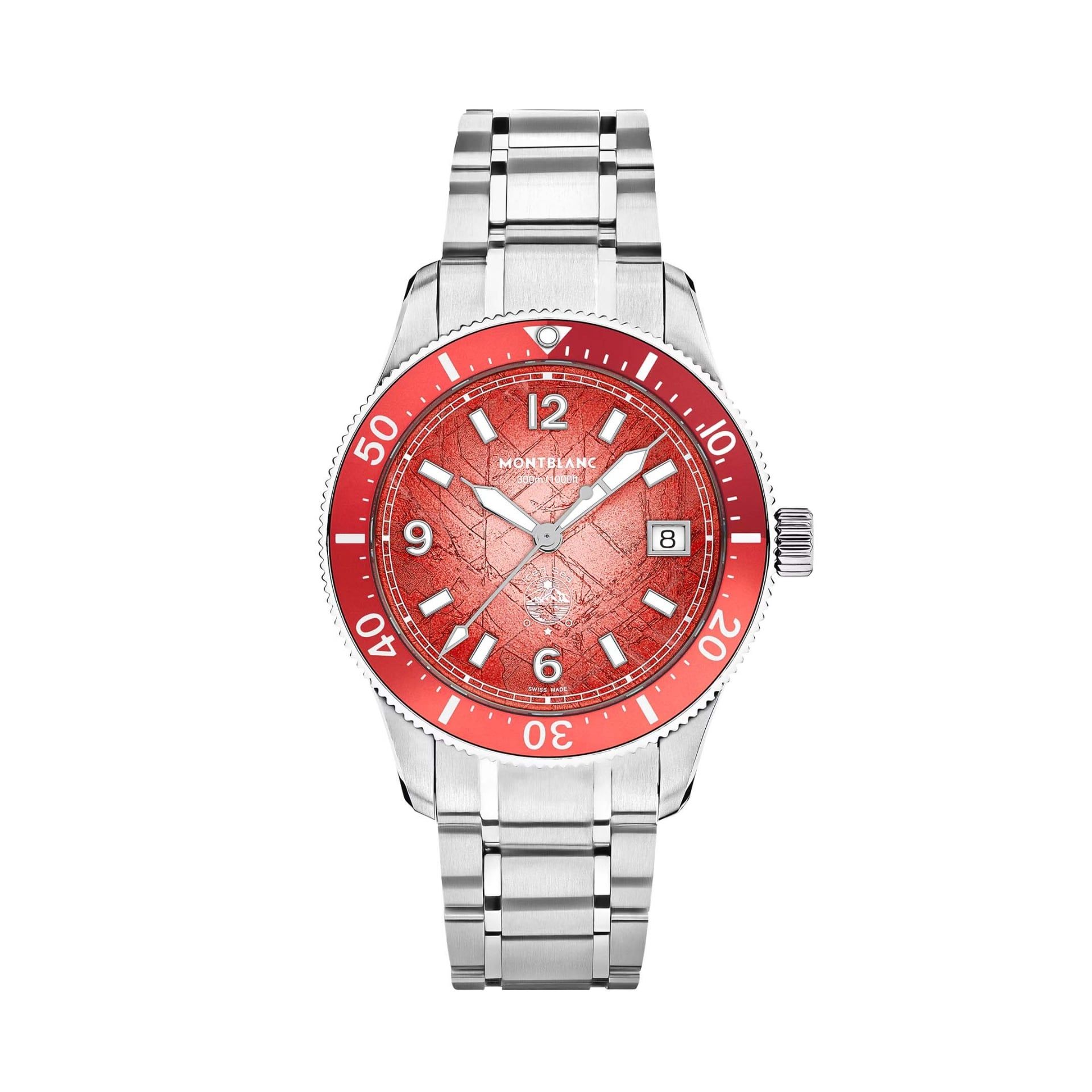MONTBLANC Iced Sea Automatic Date 0 Oxygen Edizione Limitata - 300 Esemplari 38 MM 135762