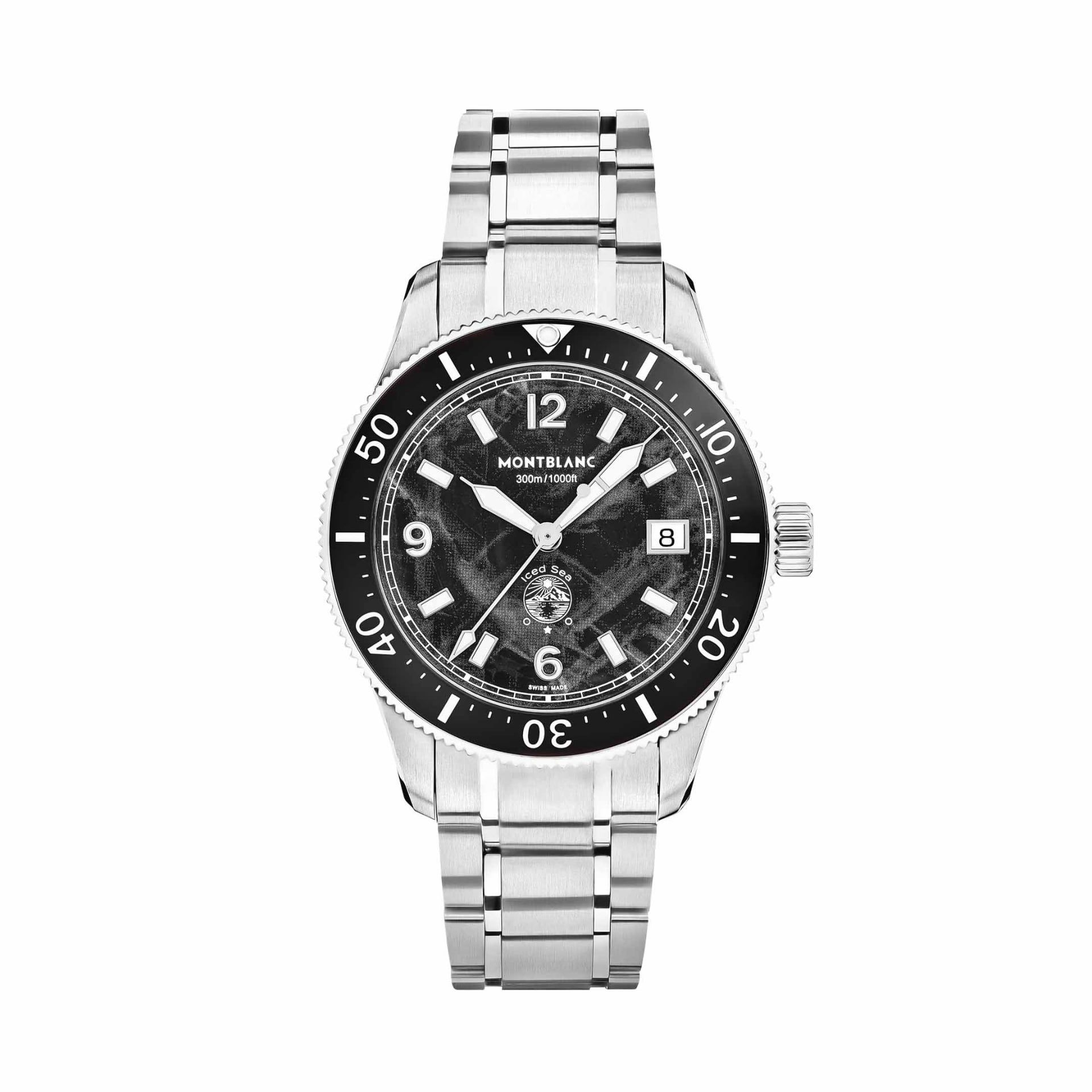 MONTBLANC Iced Sea Automatic Date 0 Oxygen 38 MM 136765