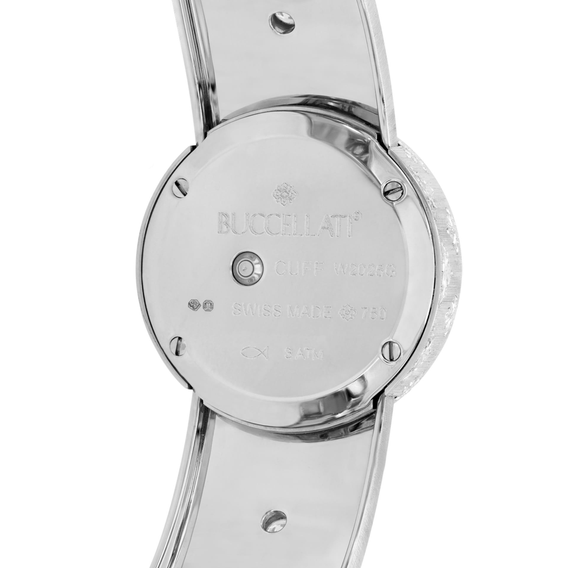 BUCCELLATI Macri Classica in Oro Bianco con Diamanti 24 MM WAULDG003702
