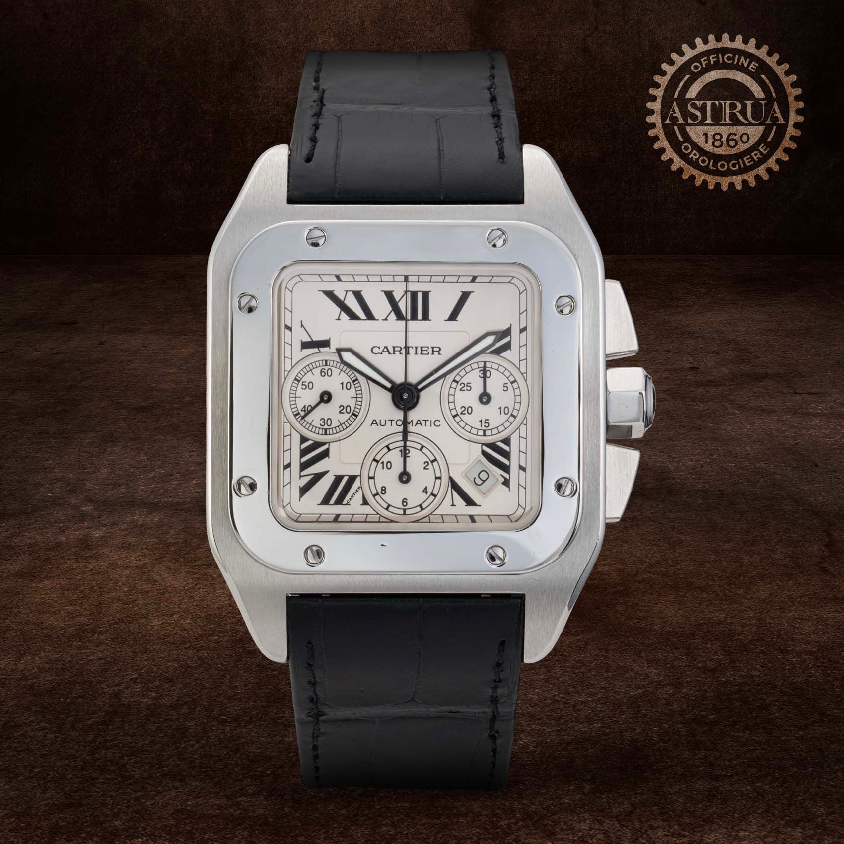 CARTIER Santos 100 XL 41 X 55 MM W20090X8