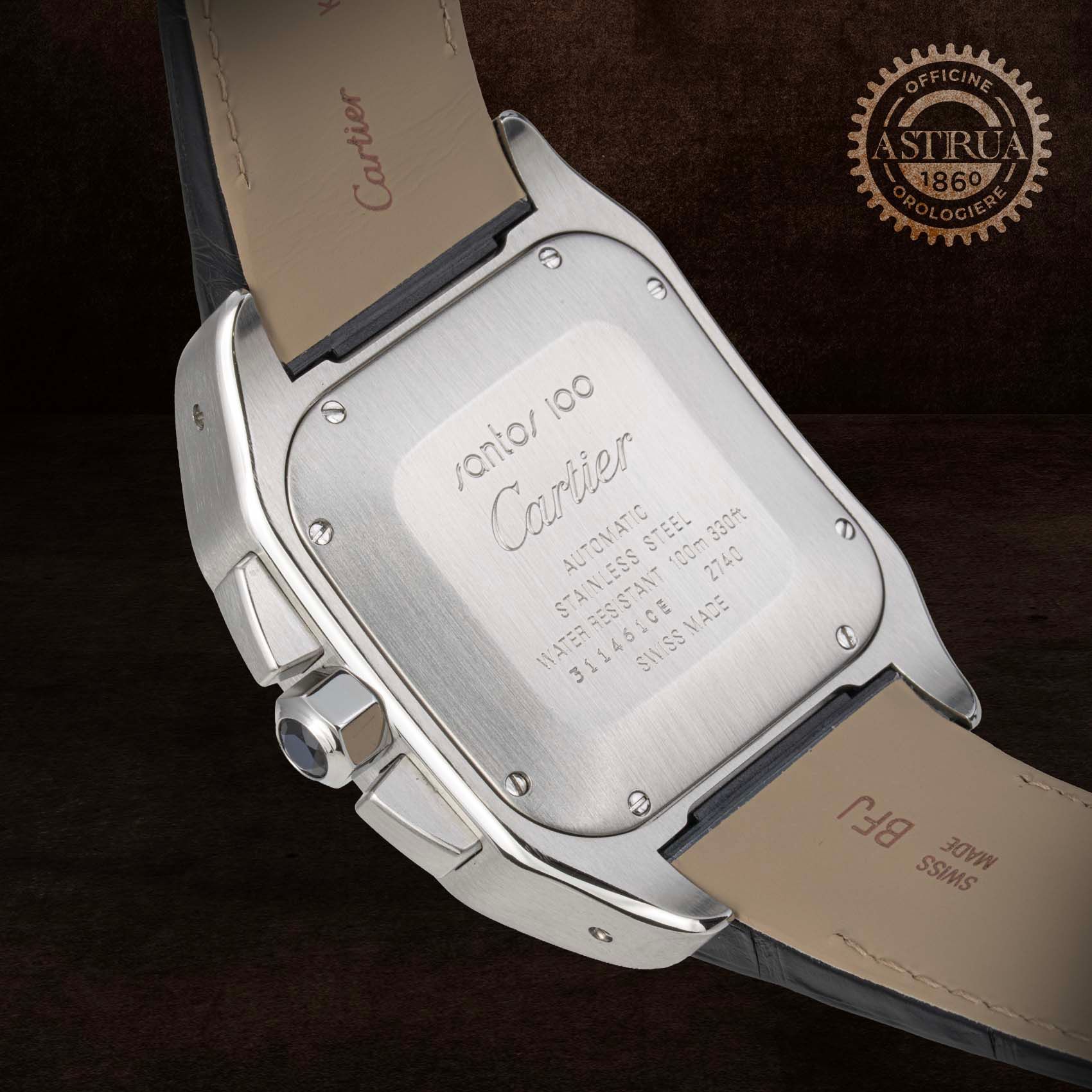 CARTIER Santos 100 XL 41 X 55 MM W20090X8