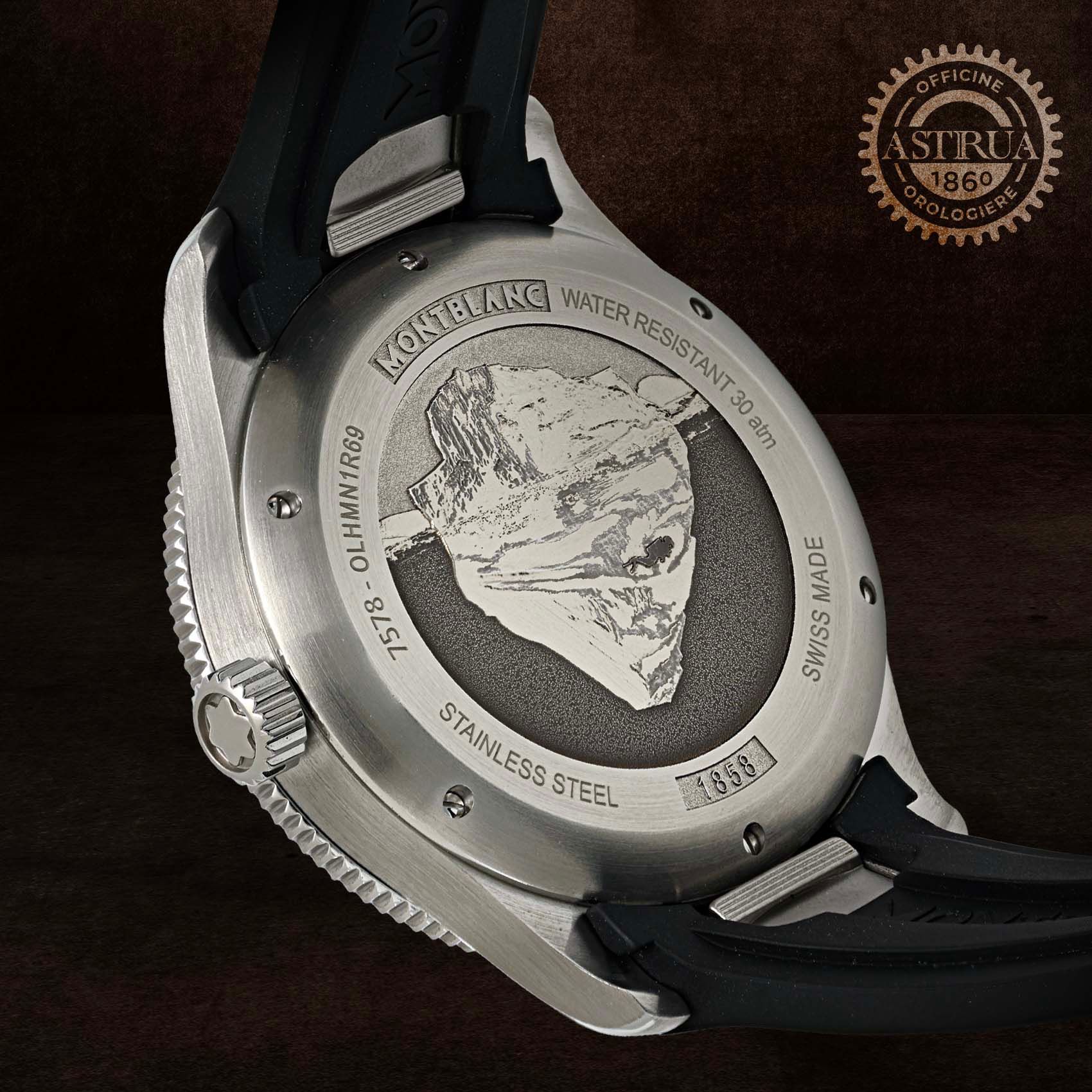 MONTBLANC 1858 Iced Sea Automatic Date 41 MM 7858