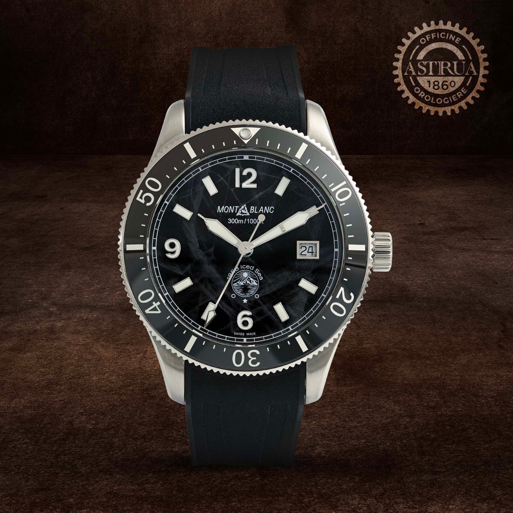 MONTBLANC 1858 Iced Sea Automatic Date 41 MM 7858