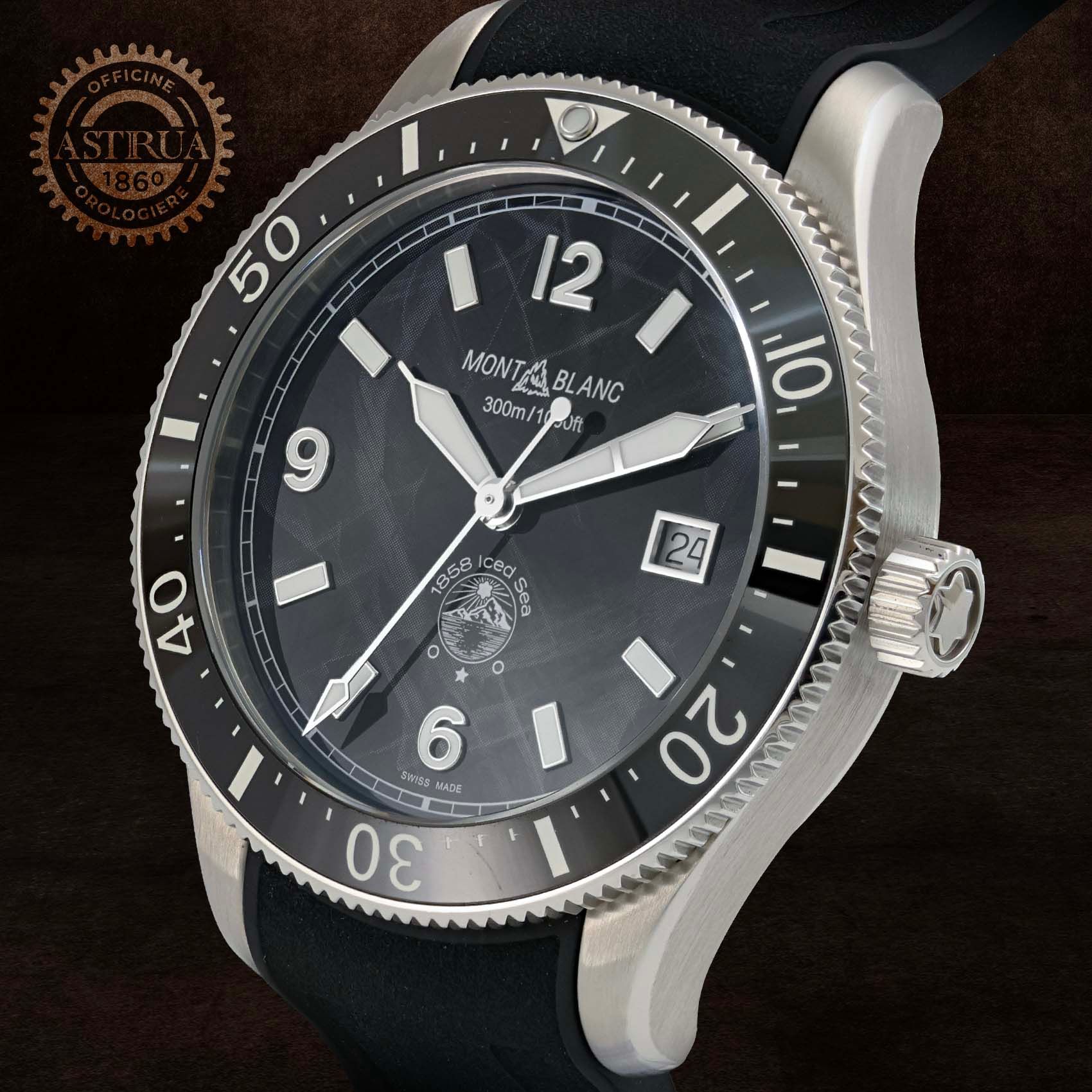 MONTBLANC 1858 Iced Sea Automatic Date 41 MM 7858