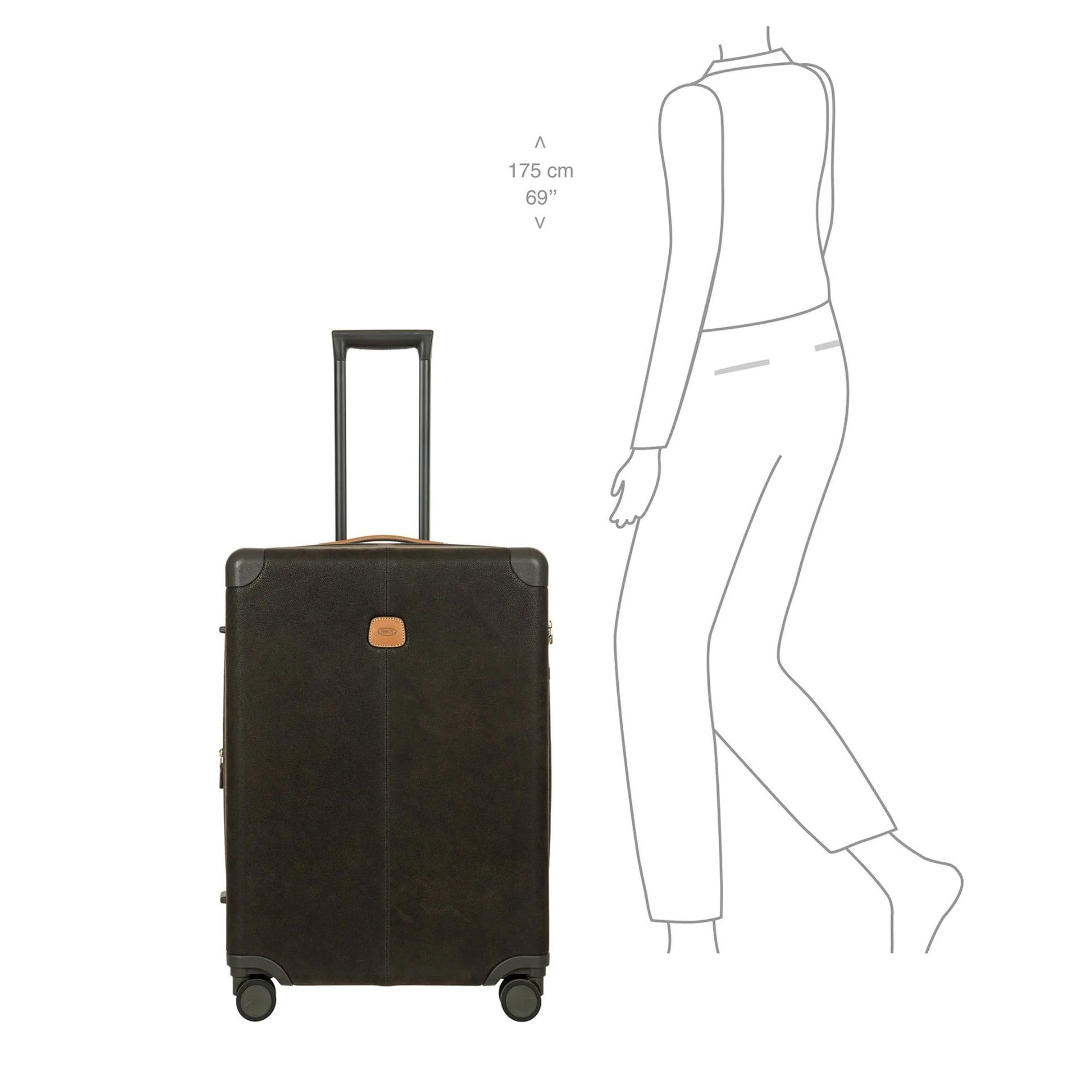 Bric's Trolley Medio Espandibile Life Hybrid Olive  BLF05202.378