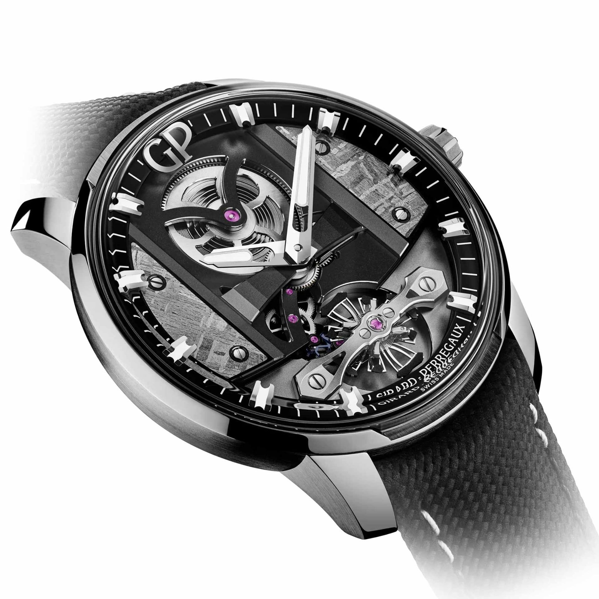GIRARD PERREGAUX Free Bridge Meteorite  44 MM 82000-11-3259-5CX