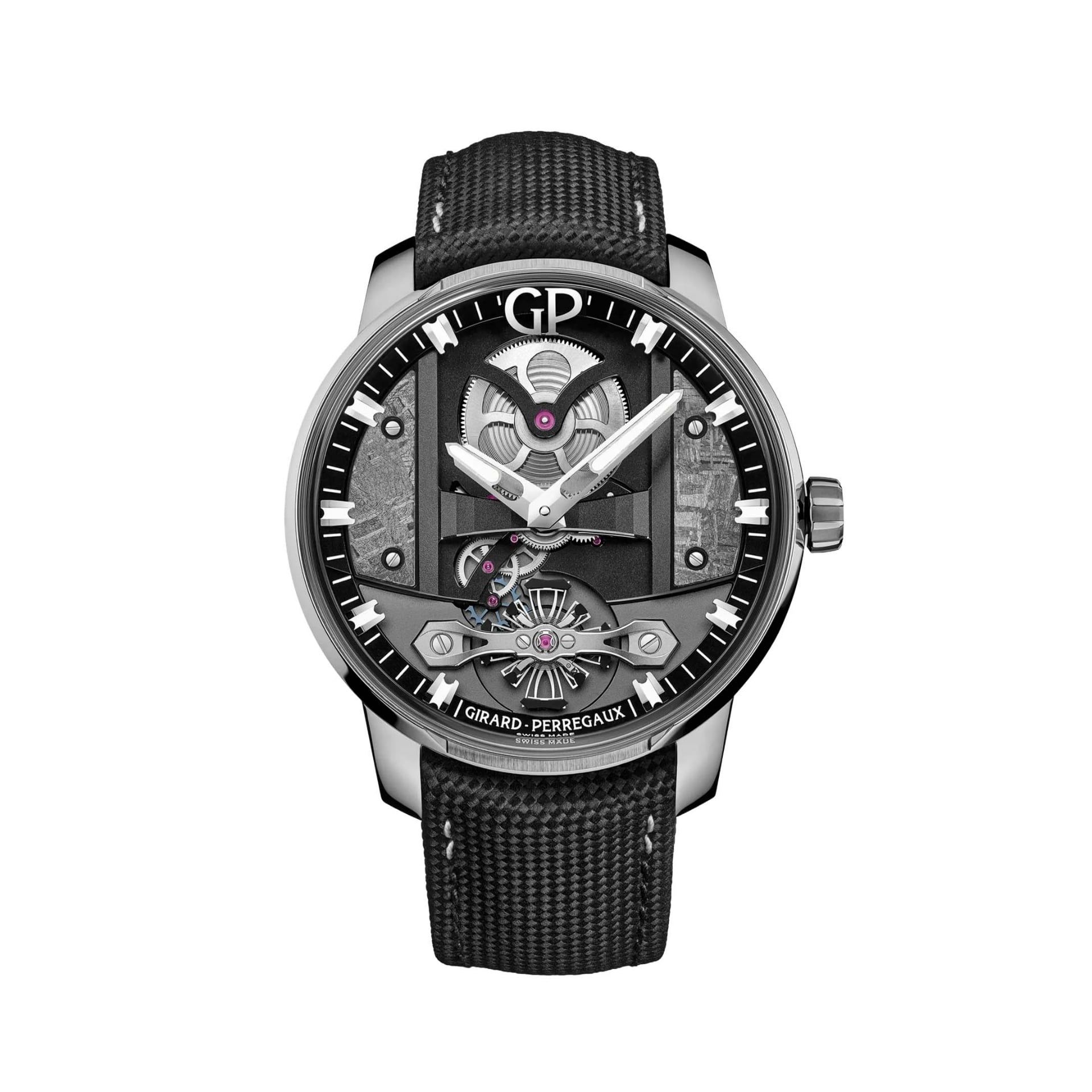 GIRARD PERREGAUX Free Bridge Meteorite  44 MM 82000-11-3259-5CX