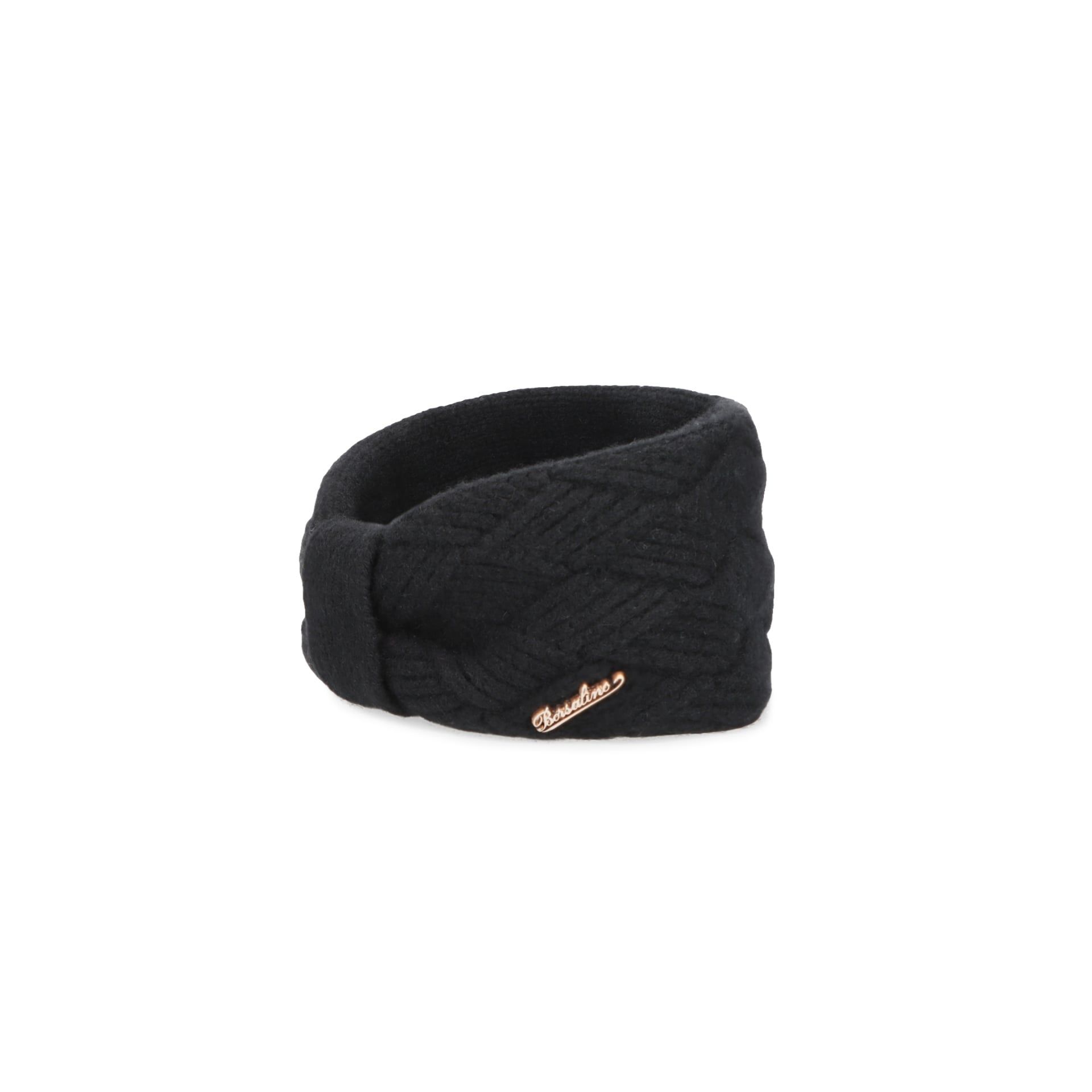 Borsalino Berretto a Fascia Nicole Cashmere Nero  130021B-M020
